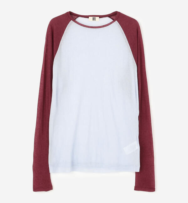 UNFIL「UNFIL | コットンカシミア フットボールTシャツ WOMEN」|Tシャツ・カットソー|