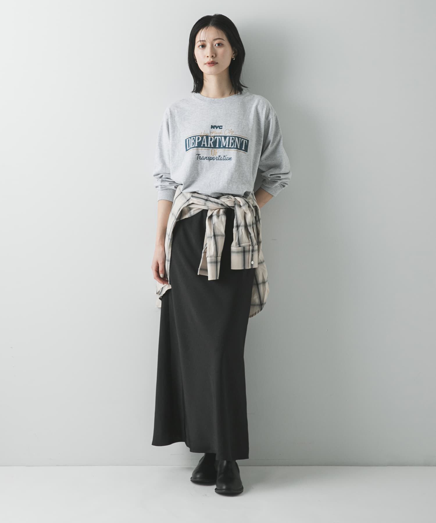 URBAN RESEARCH「サテンバイアススカート」|スカート|