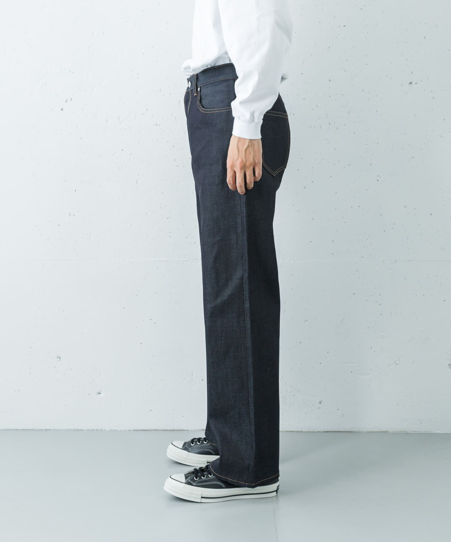 URBAN RESEARCH「SHIOTA　スーピマDENIM PANTSワイド#BOB」|デニム|