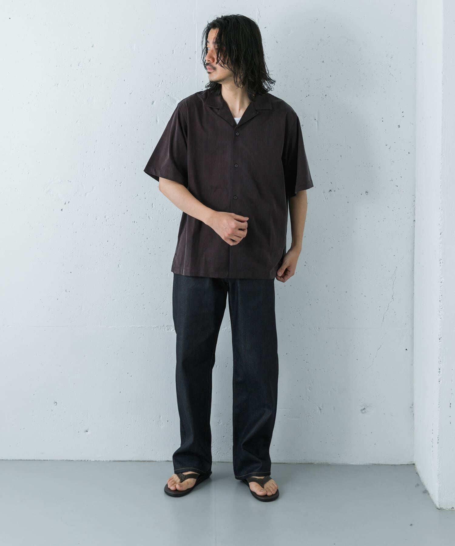 URBAN RESEARCH「SHIOTA　スーピマDENIM PANTSワイド#BOB」|デニム|