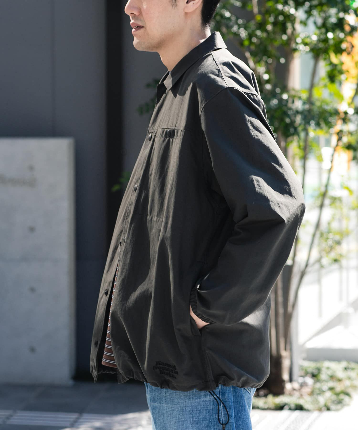 URBAN RESEARCH DOORS「『別注』Marmot&times;DOORS　COACH SHIRTS JACKET」|ノーカラーコート|