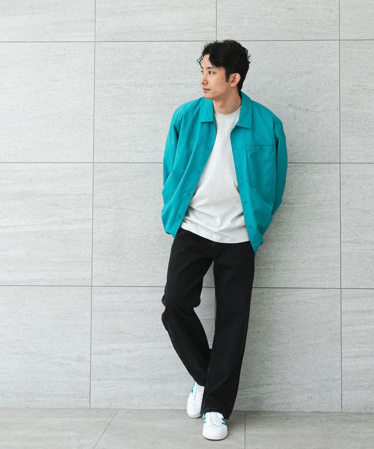 URBAN RESEARCH DOORS「『別注』Marmot&times;DOORS　COACH SHIRTS JACKET」|ノーカラーコート|