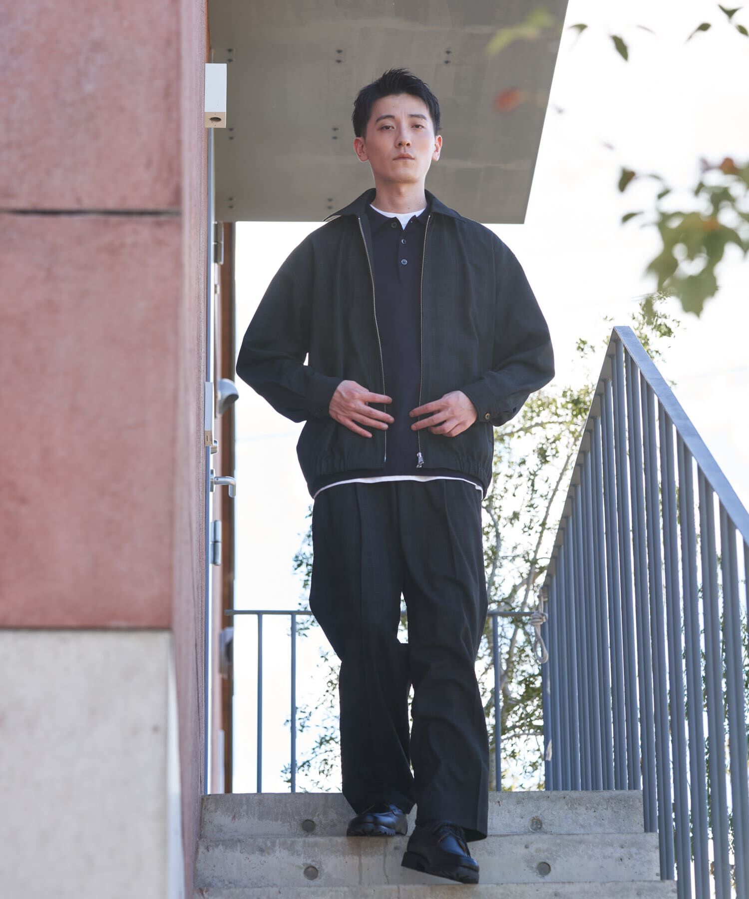 URBAN RESEARCH DOORS「『XLサイズ/WEB限定』『UR TECH』 完声ジップブルゾン 26AW」|ブルゾン・スタジャン|