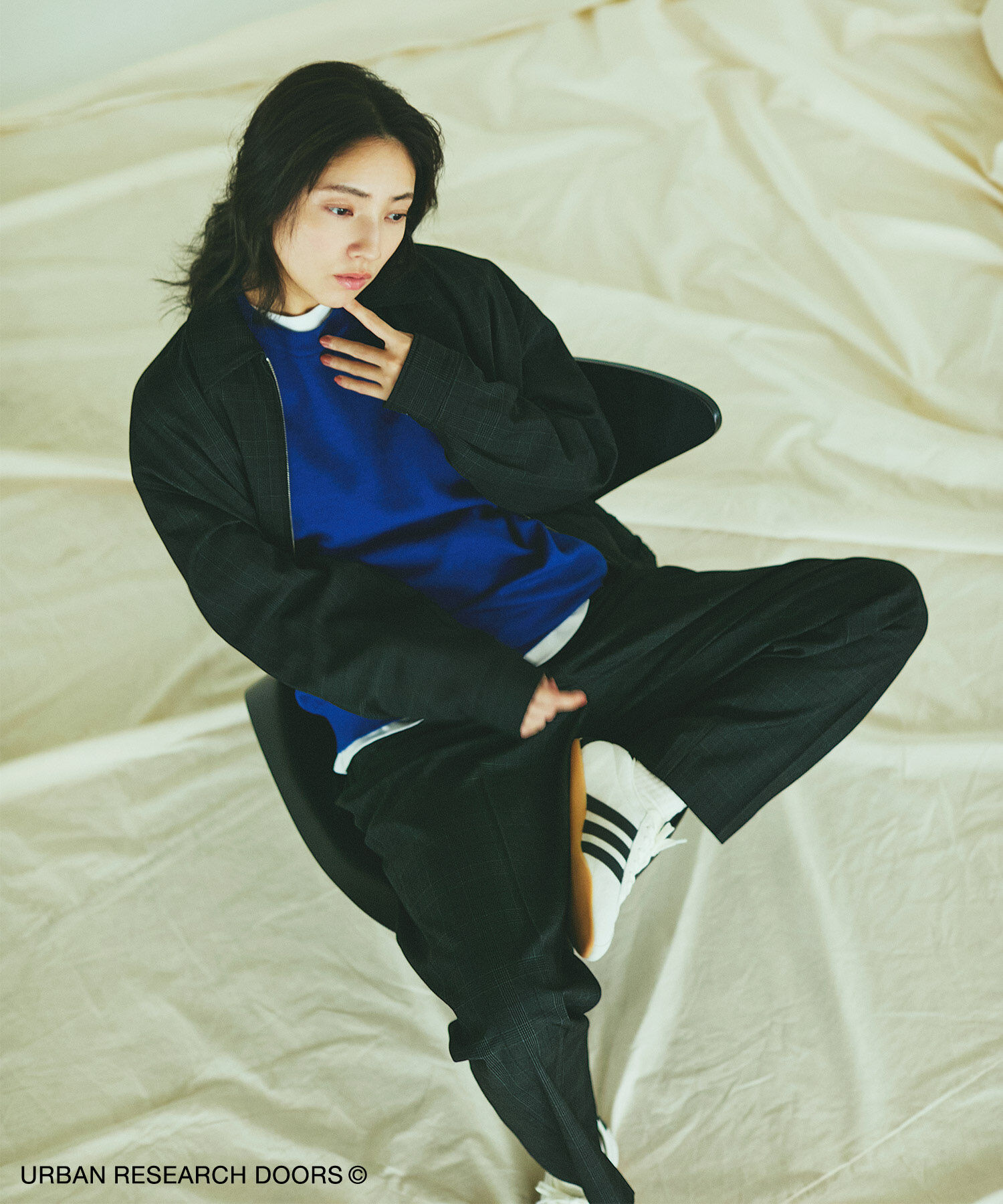 URBAN RESEARCH DOORS「『XLサイズ/WEB限定』『UR TECH』 完声ジップブルゾン 26AW」|ブルゾン・スタジャン|