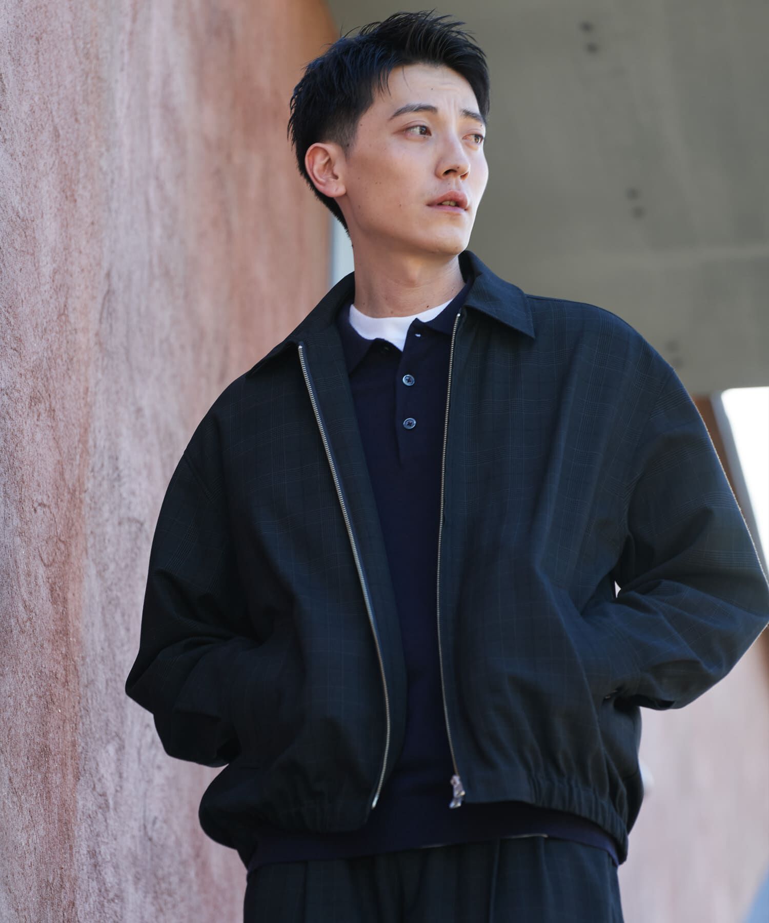 URBAN RESEARCH DOORS「『XLサイズ/WEB限定』『UR TECH』 完声ジップブルゾン 26AW」|ブルゾン・スタジャン|