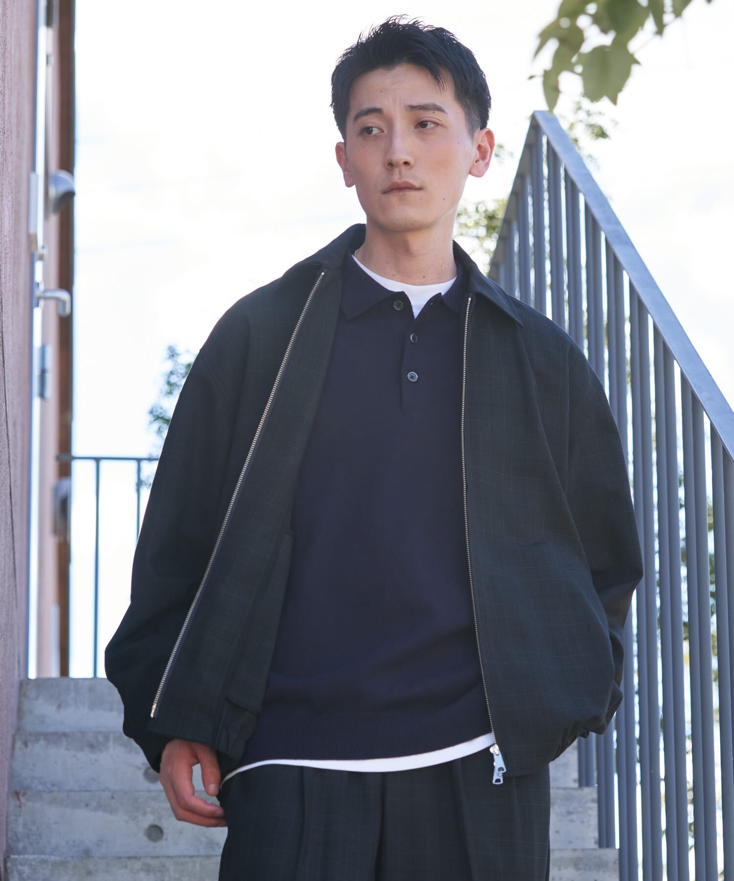 URBAN RESEARCH DOORS「『XLサイズ/WEB限定』『UR TECH』 完声ジップブルゾン 26AW」|ブルゾン・スタジャン|