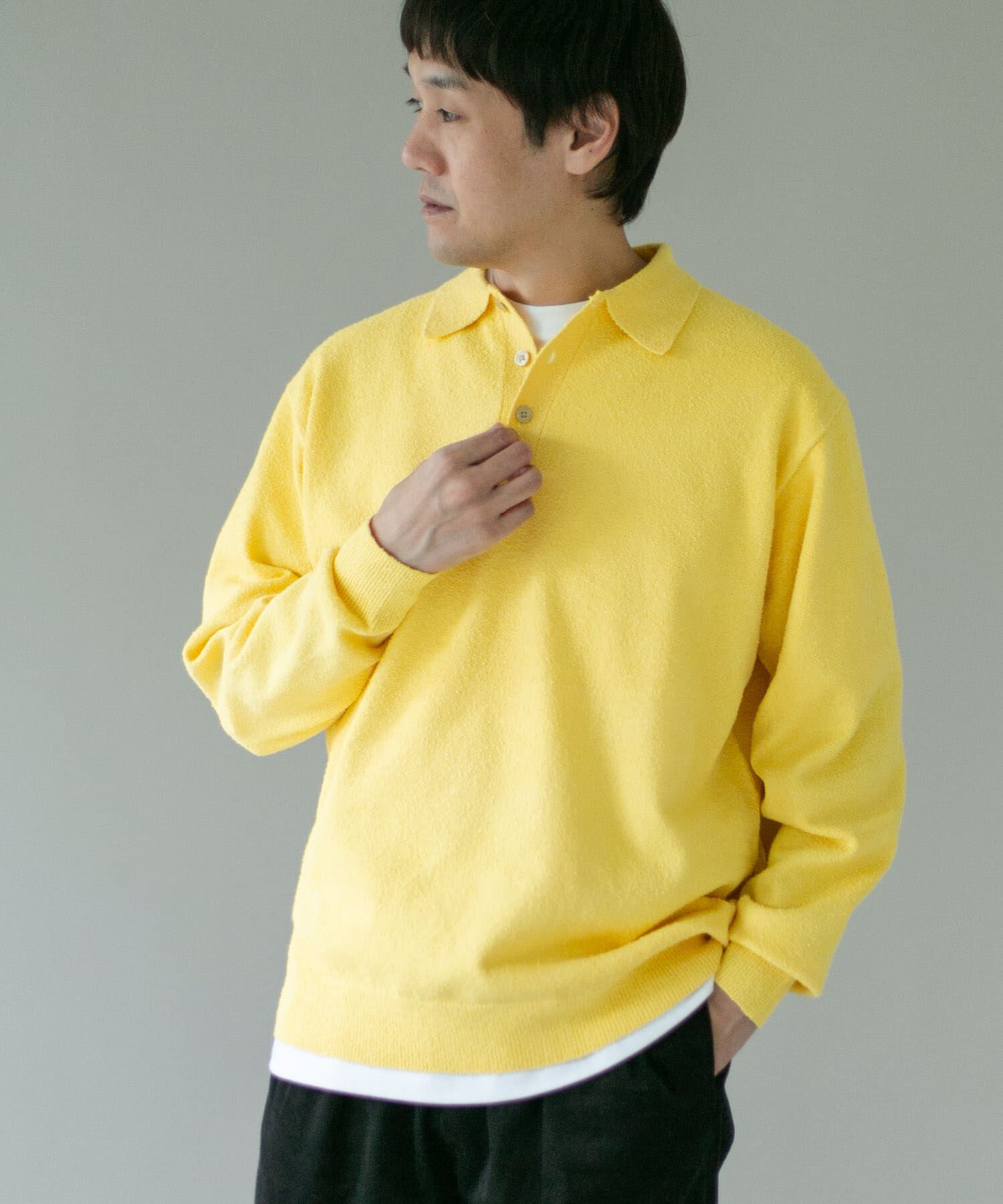 URBAN RESEARCH DOORS「ミニブークレ ニットポロ」|ニット・セーター|