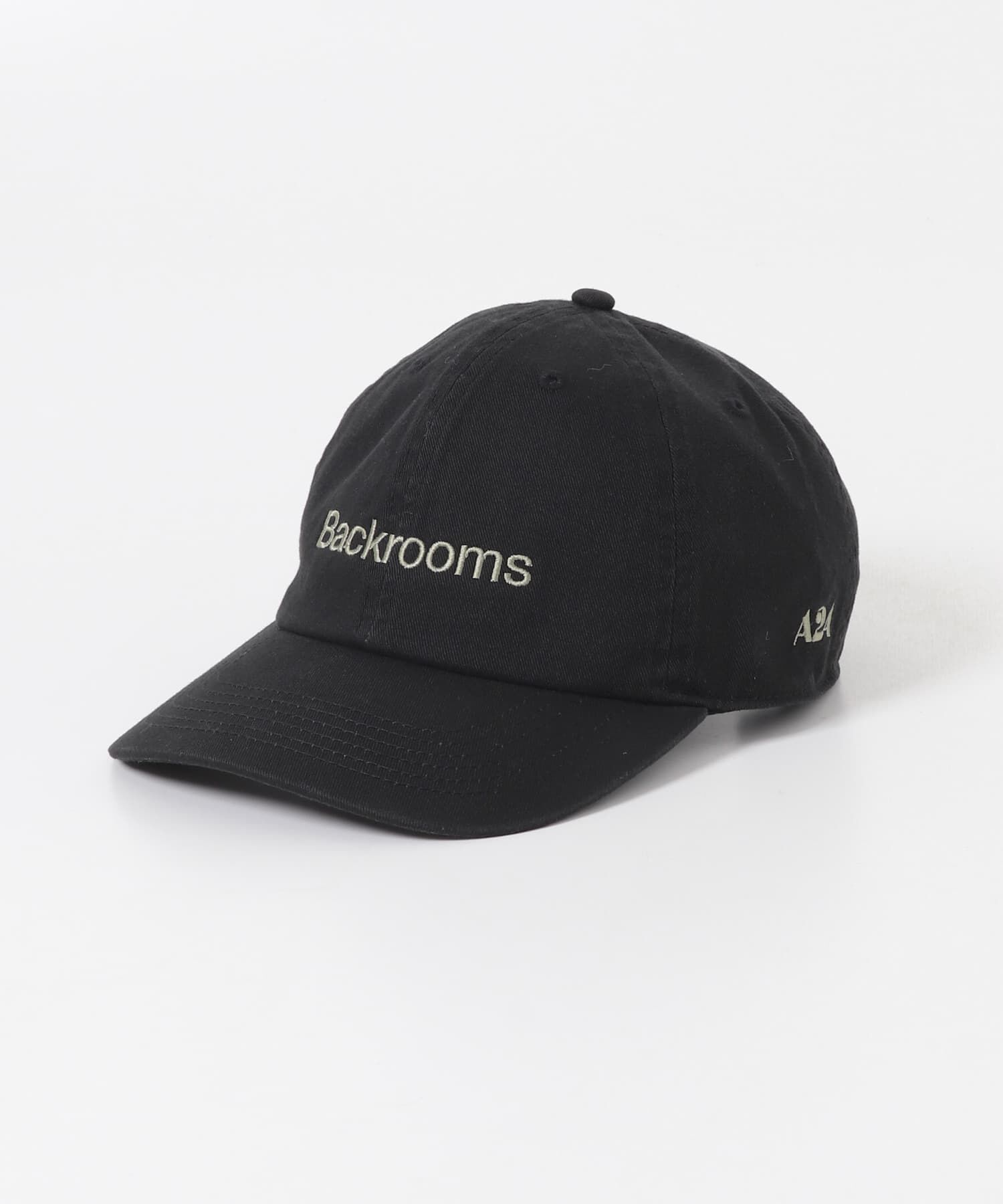 URBAN RESEARCH「URBAN RESEARCH&times;Backrooms&times;A24　Backrooms LOGO CAP」|キャップ・キャスケット|ブラック