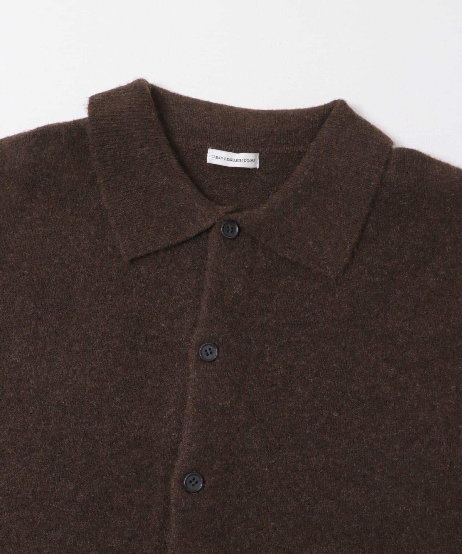 URBAN RESEARCH DOORS「『WEB限定』ウール混もちもちシャツカーディガン 26AW」|カーディガン|