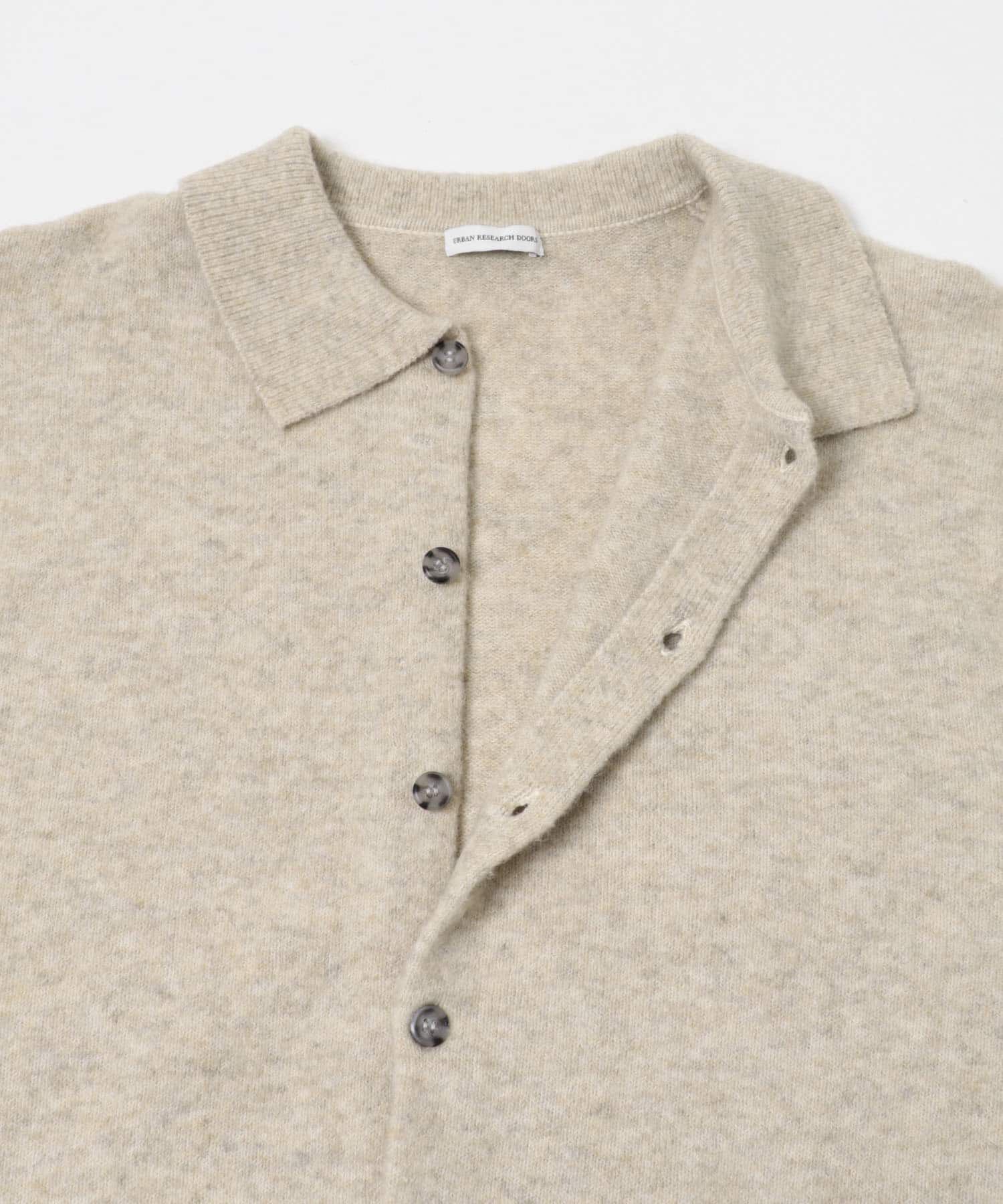 URBAN RESEARCH DOORS「『WEB限定』ウール混もちもちシャツカーディガン 26AW」|カーディガン|
