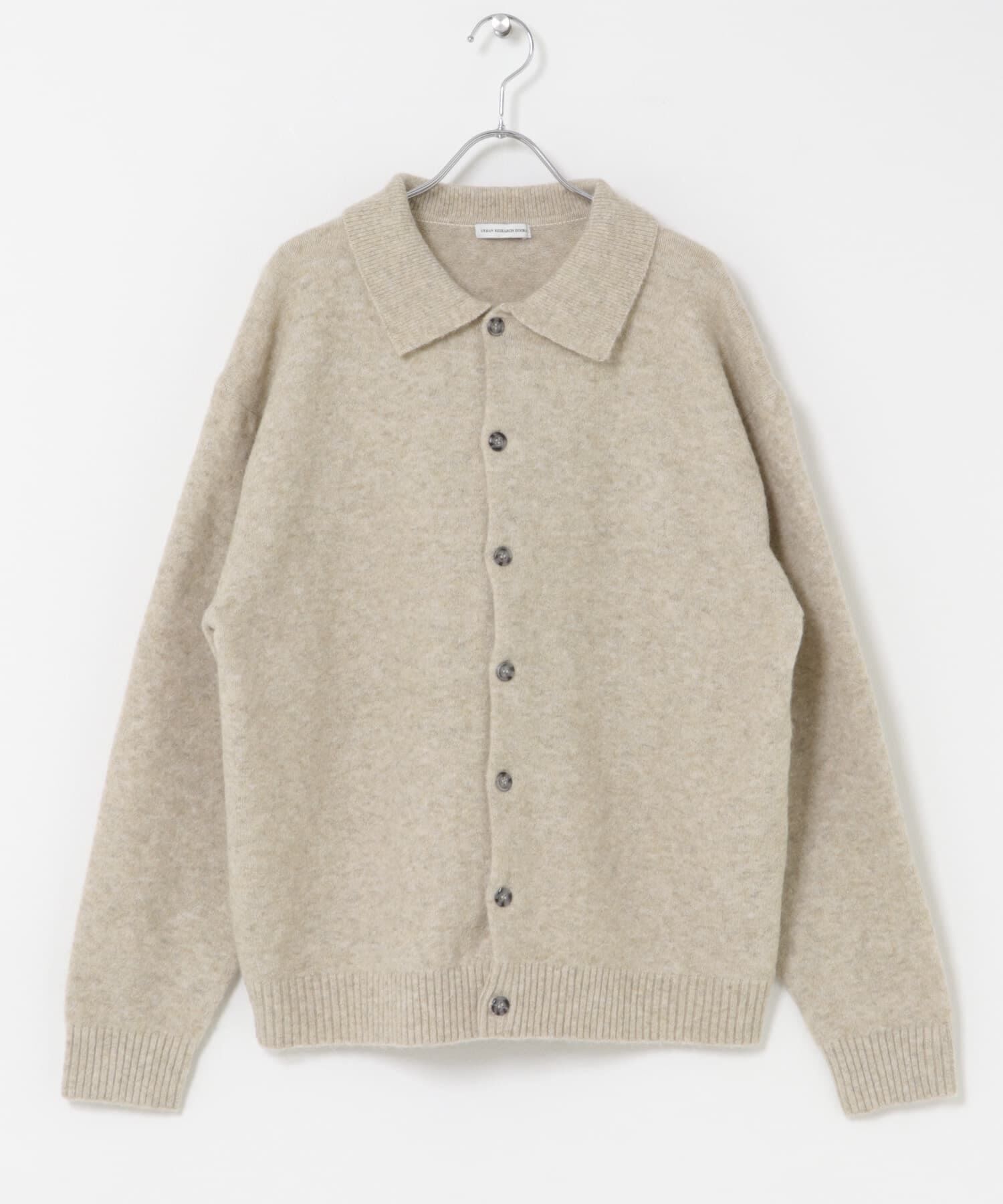 URBAN RESEARCH DOORS「『WEB限定』ウール混もちもちシャツカーディガン 26AW」|カーディガン|