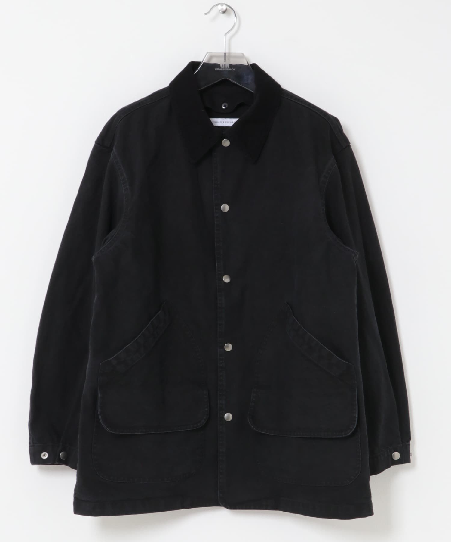 URBAN RESEARCH「DUCK HUNTING JACKET」|ノーカラーコート|