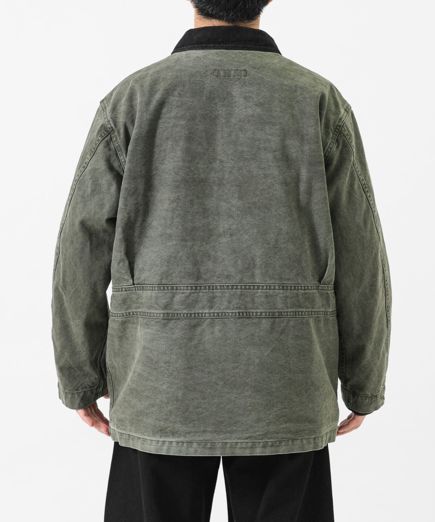 URBAN RESEARCH「DUCK HUNTING JACKET」|ノーカラーコート|