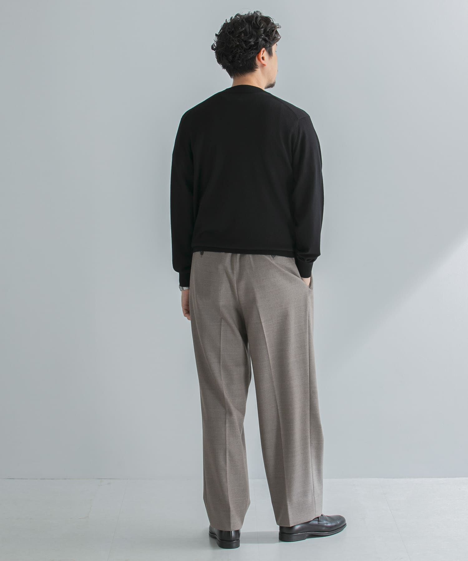URBAN RESEARCH DOORS「LIFE STYLE TAILOR　マシンウォッシャブルハイゲージクルーニット」|その他|