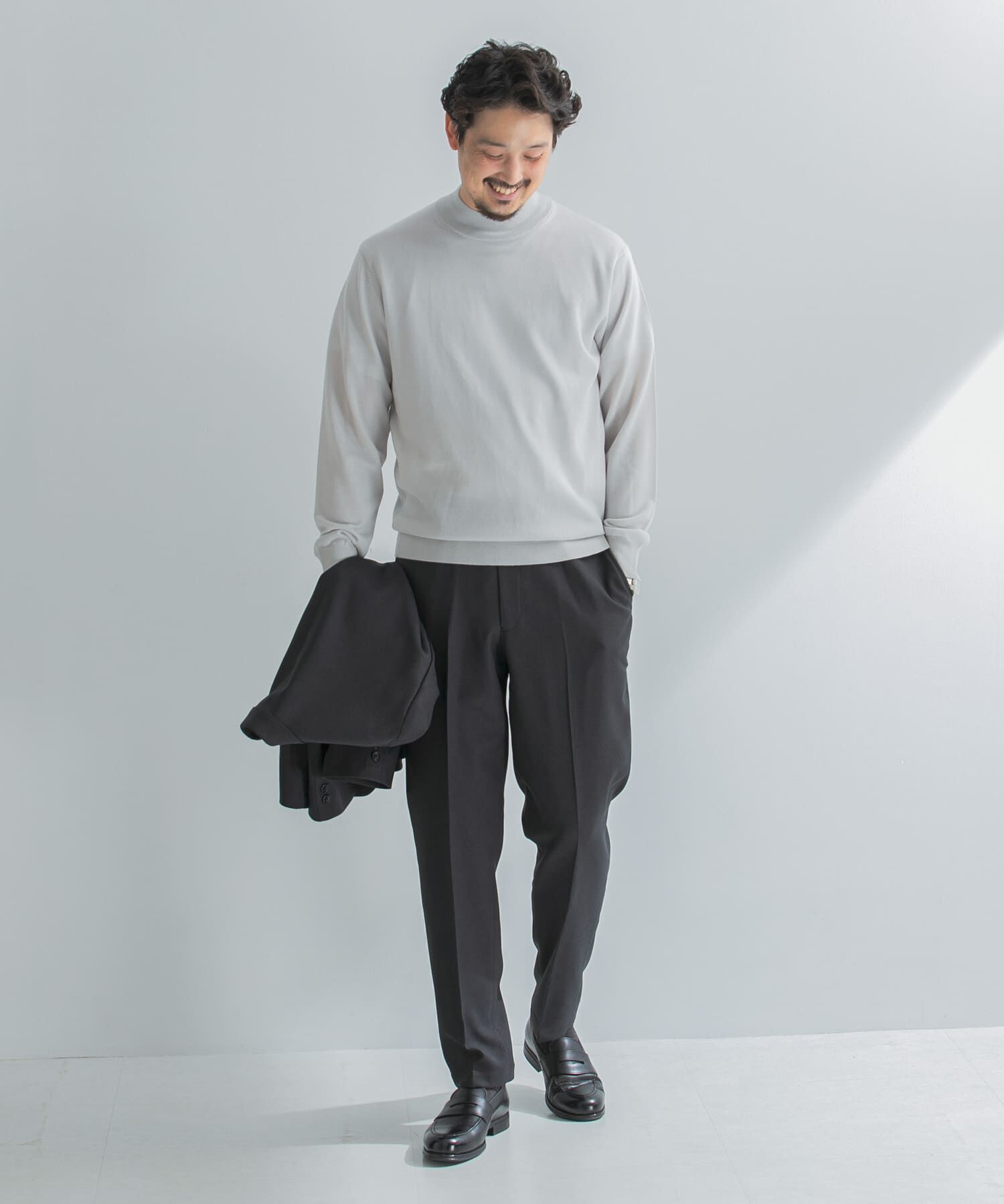 URBAN RESEARCH DOORS「LIFE STYLE TAILOR　マシンウォッシャブルハイゲージモックニット」|その他|