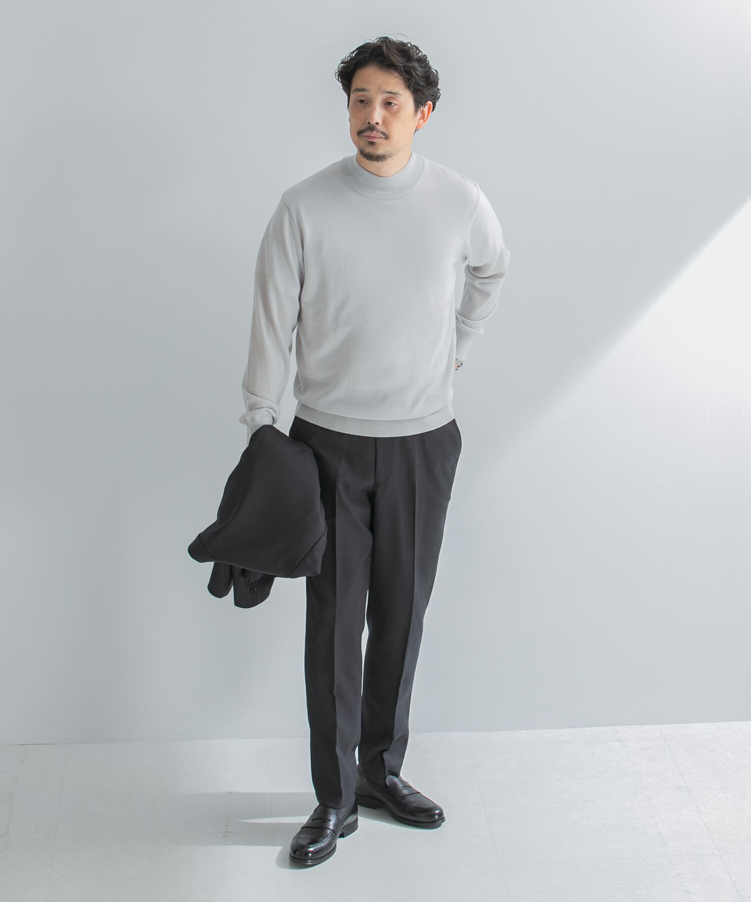 URBAN RESEARCH DOORS「LIFE STYLE TAILOR　マシンウォッシャブルハイゲージモックニット」|その他|