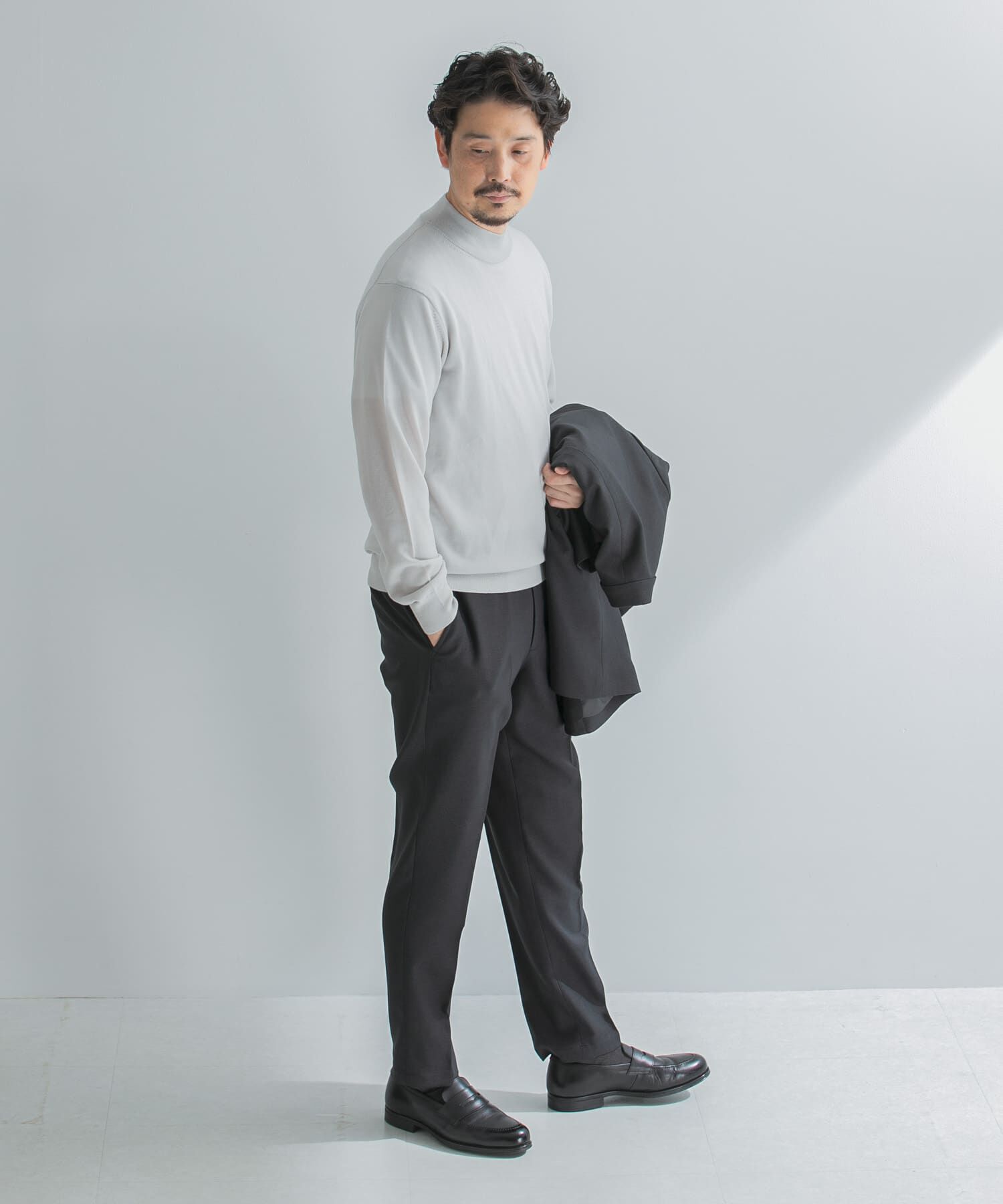 URBAN RESEARCH DOORS「LIFE STYLE TAILOR　マシンウォッシャブルハイゲージモックニット」|その他|