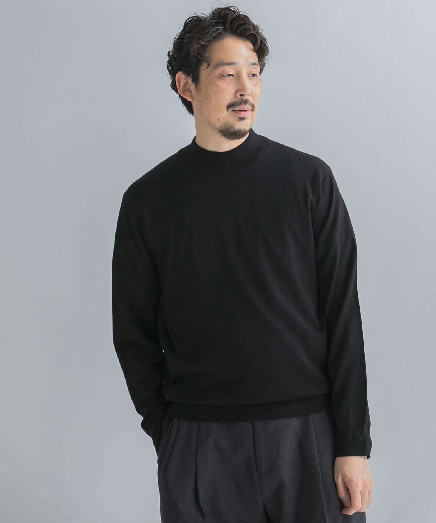 URBAN RESEARCH DOORS「LIFE STYLE TAILOR　マシンウォッシャブルハイゲージモックニット」|その他|