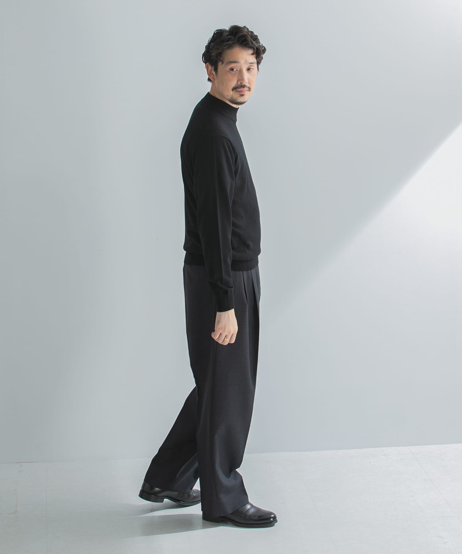 URBAN RESEARCH DOORS「LIFE STYLE TAILOR　マシンウォッシャブルハイゲージモックニット」|その他|