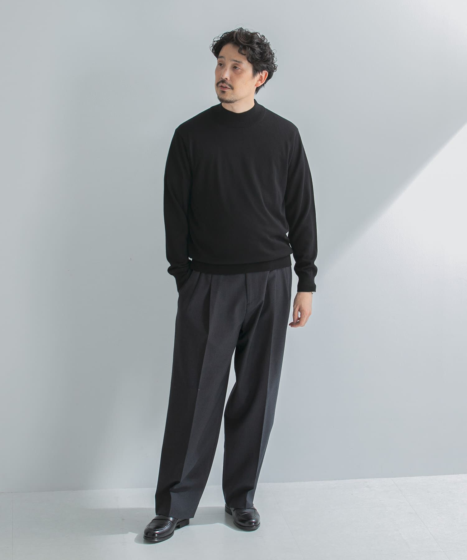 URBAN RESEARCH DOORS「LIFE STYLE TAILOR　マシンウォッシャブルハイゲージモックニット」|その他|
