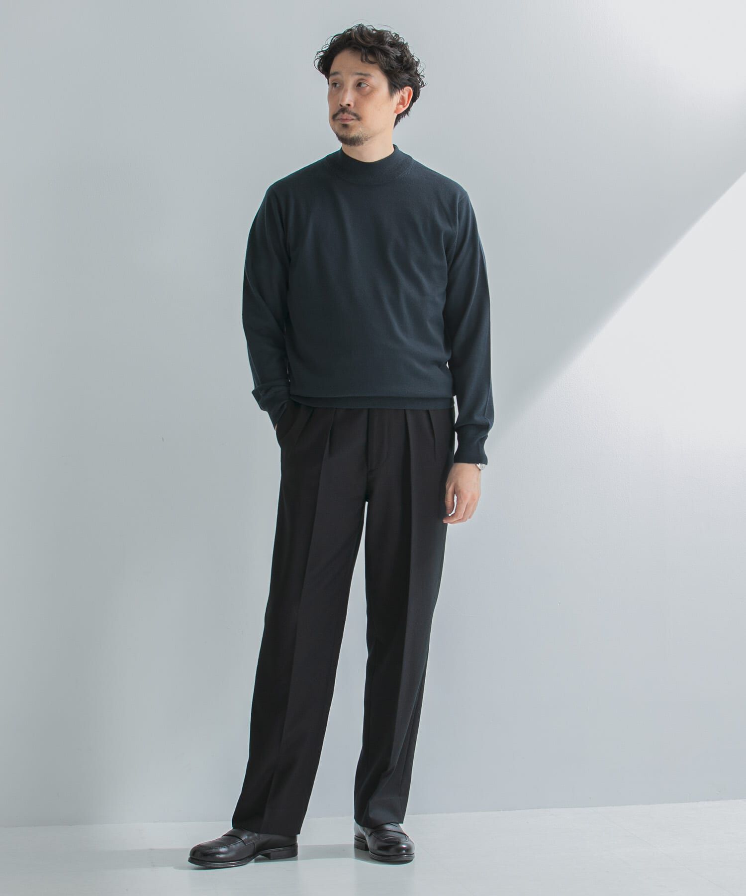 URBAN RESEARCH DOORS「LIFE STYLE TAILOR　マシンウォッシャブルハイゲージモックニット」|その他|