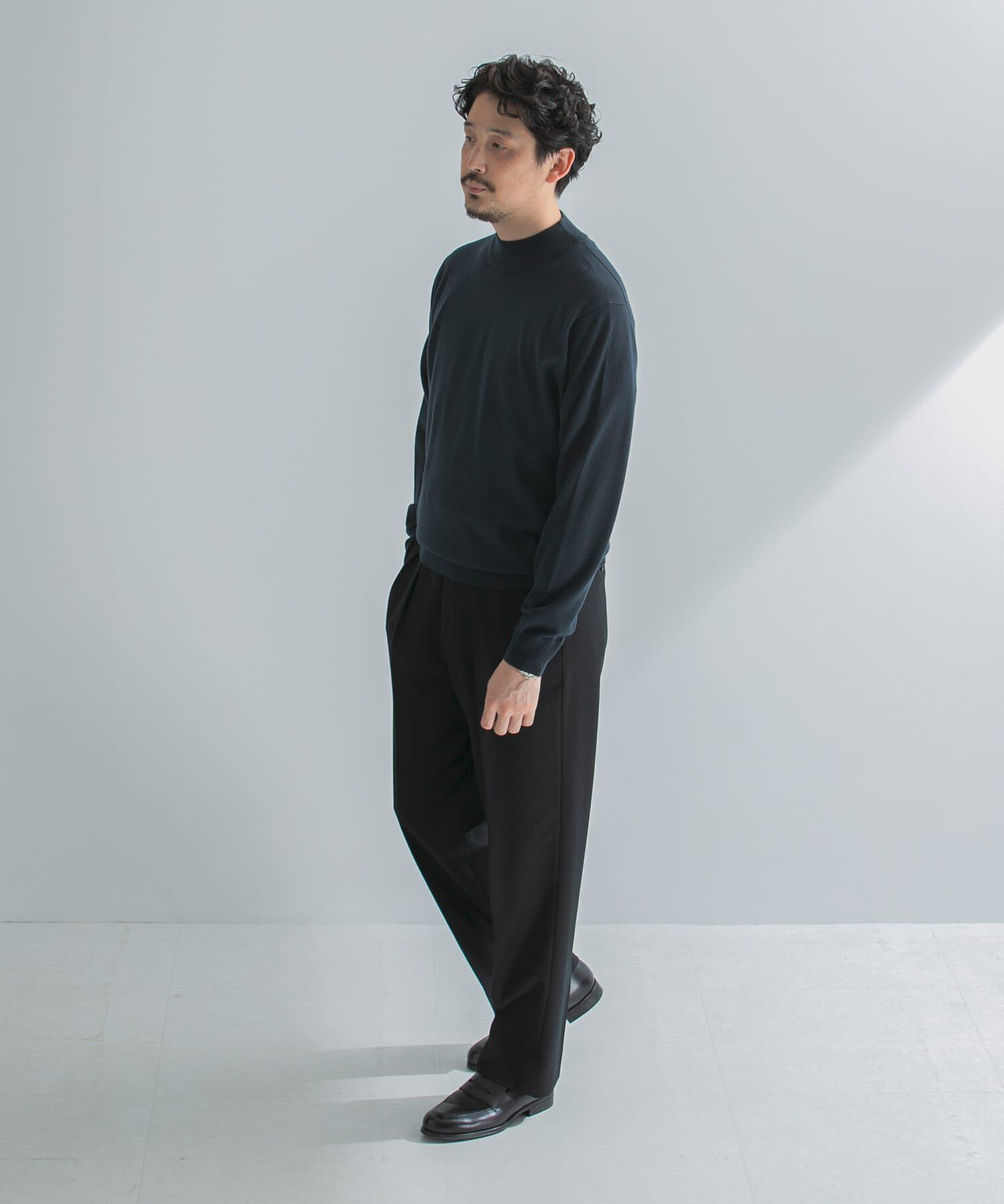 URBAN RESEARCH DOORS「LIFE STYLE TAILOR　マシンウォッシャブルハイゲージモックニット」|その他|