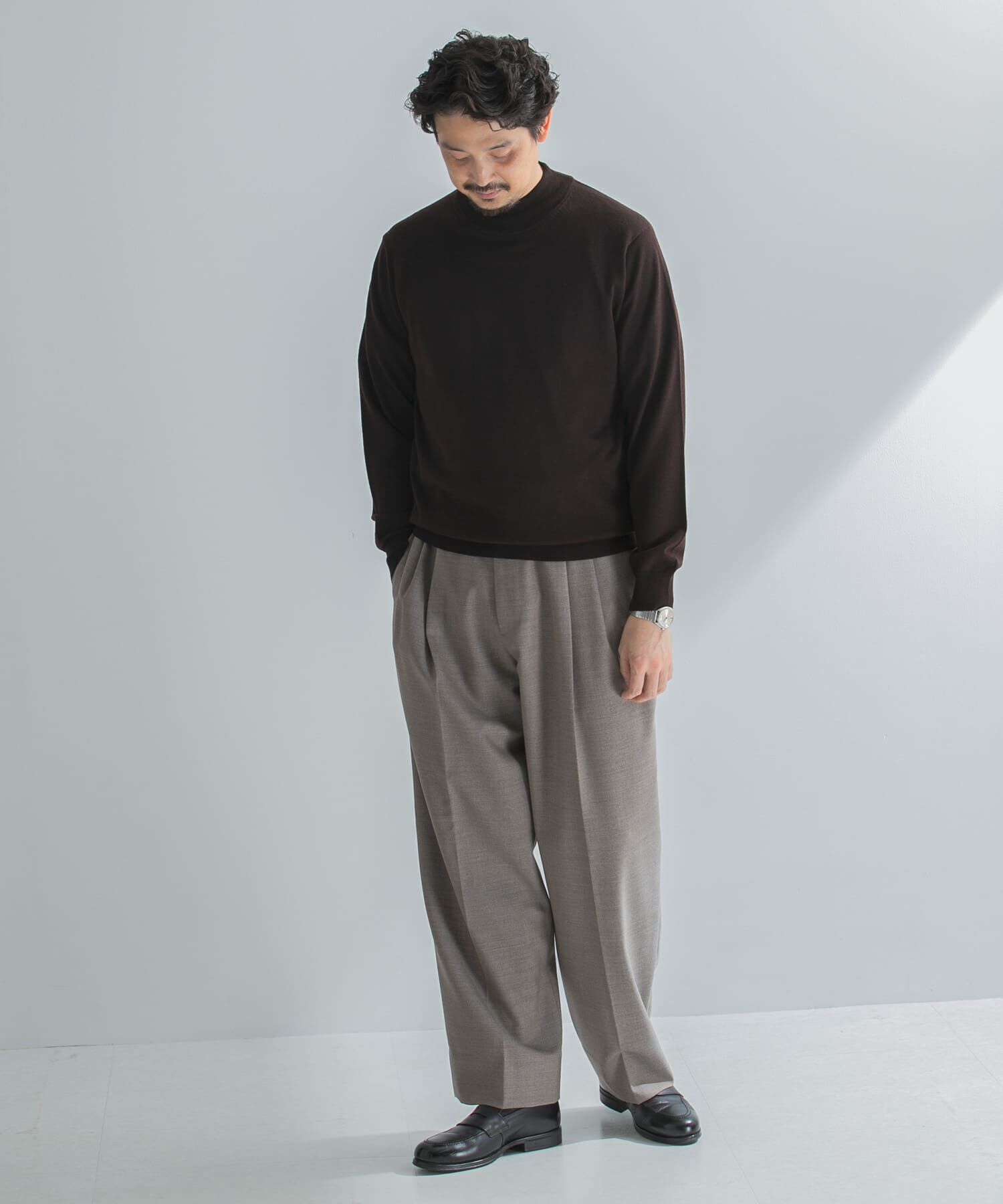 URBAN RESEARCH DOORS「LIFE STYLE TAILOR　マシンウォッシャブルハイゲージモックニット」|その他|