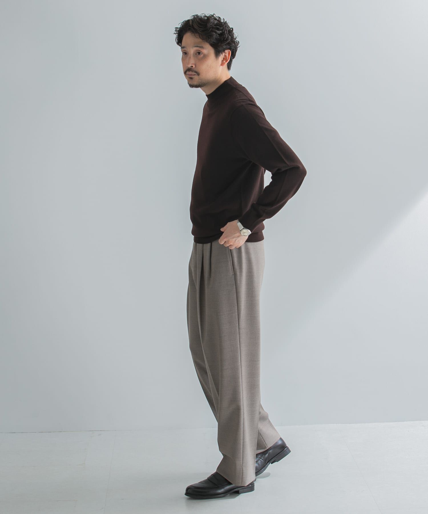 URBAN RESEARCH DOORS「LIFE STYLE TAILOR　マシンウォッシャブルハイゲージモックニット」|その他|