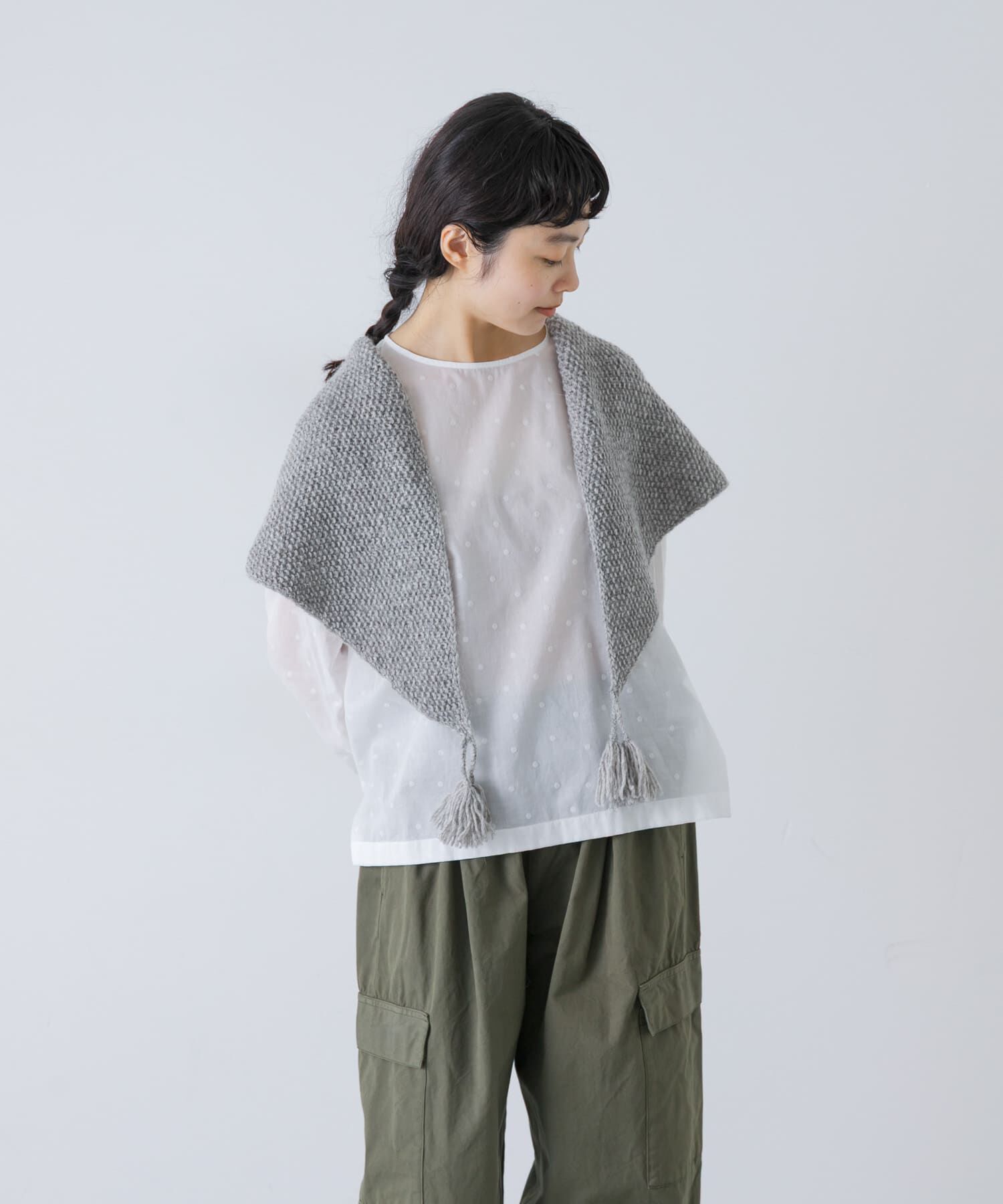 かぐれ「フロッキードットプルオーバー」|シャツ・ブラウス|