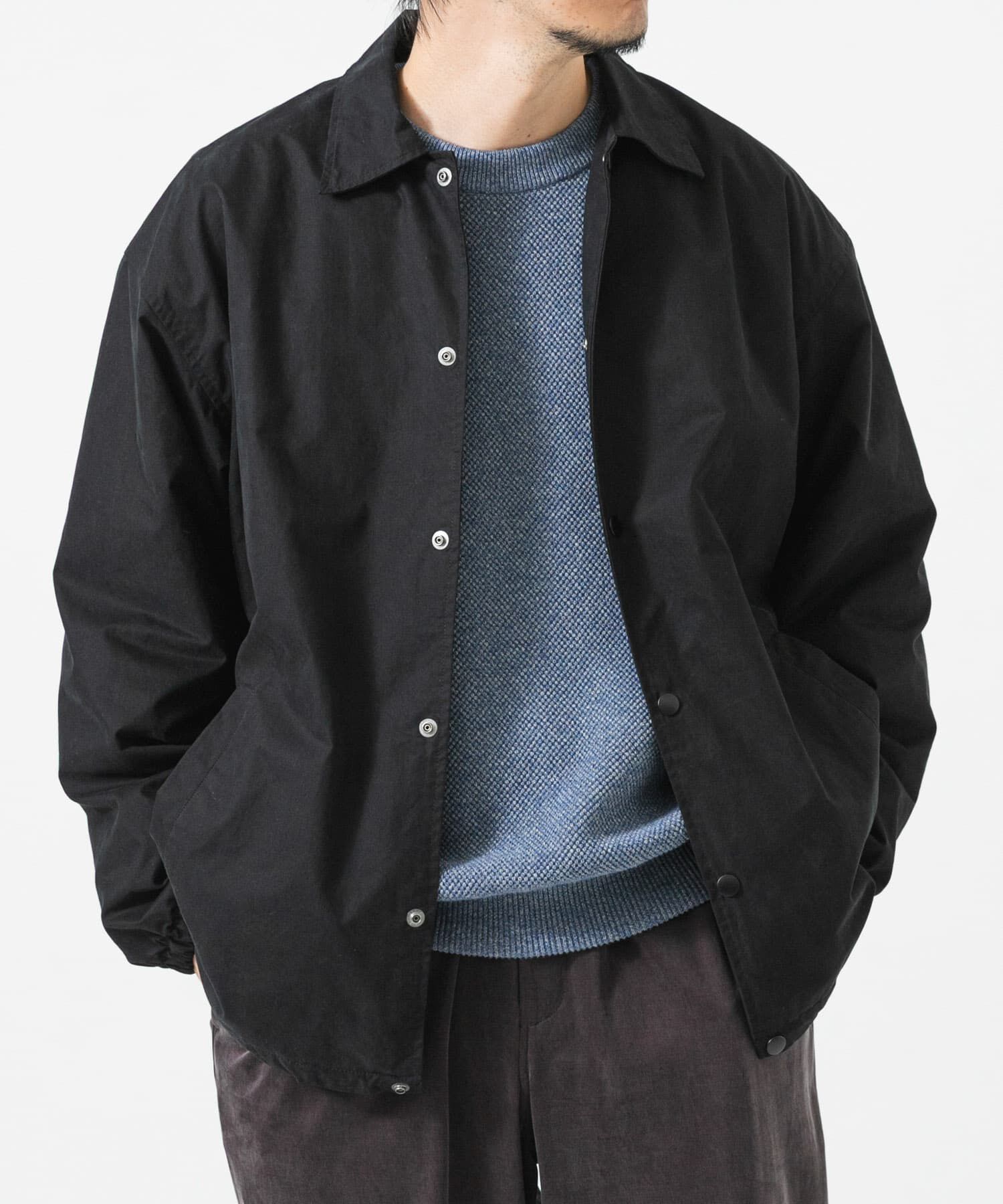 URBAN RESEARCH「COTTON NYLON COACH JACKET」|ブルゾン・スタジャン|