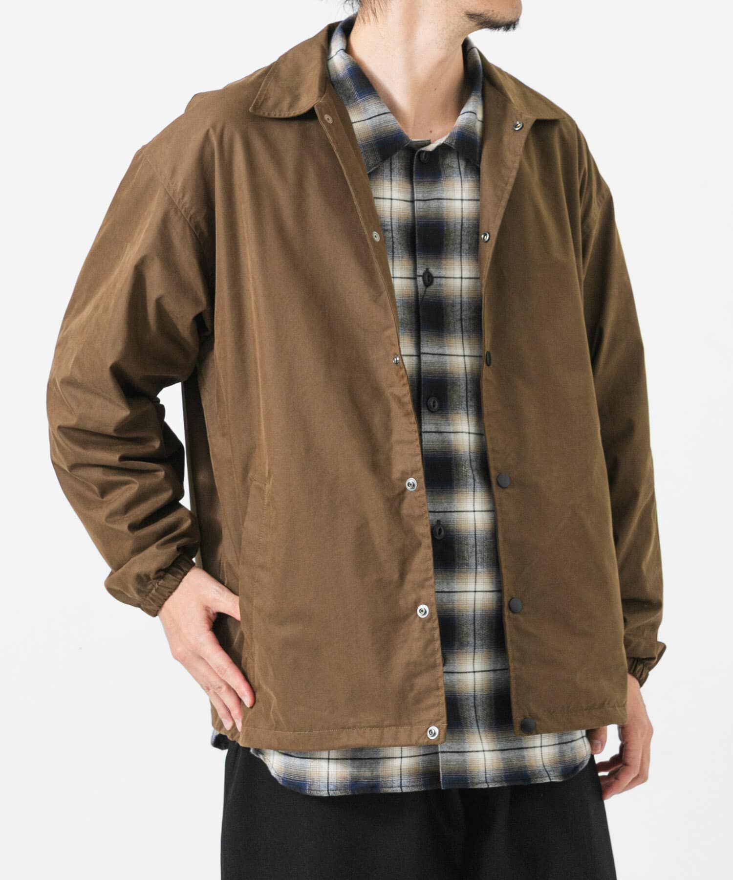 URBAN RESEARCH「COTTON NYLON COACH JACKET」|ブルゾン・スタジャン|