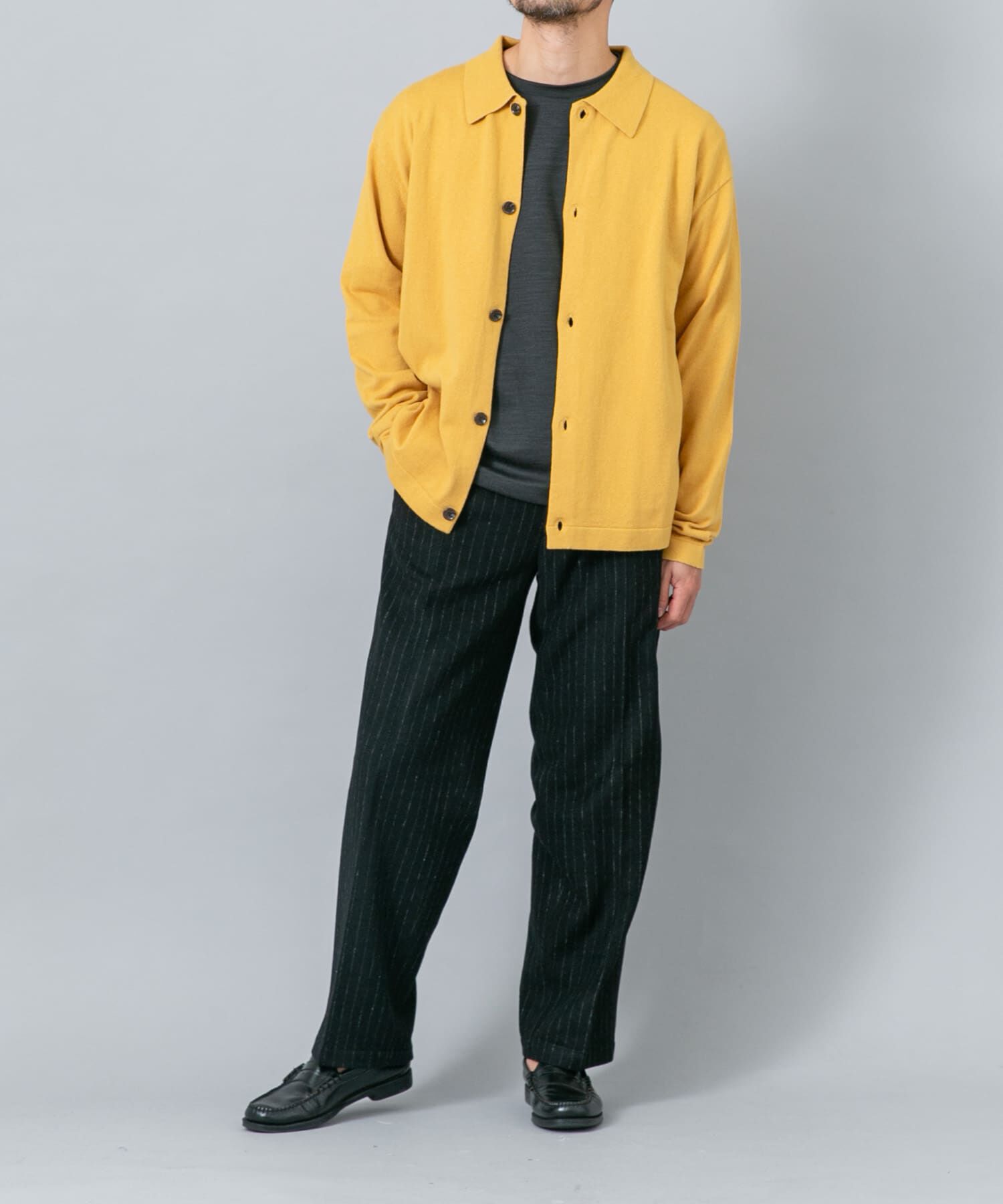 URBAN RESEARCH ROSSO「『イージーケア』コットンカシミヤポロカーディガン」|カーディガン|