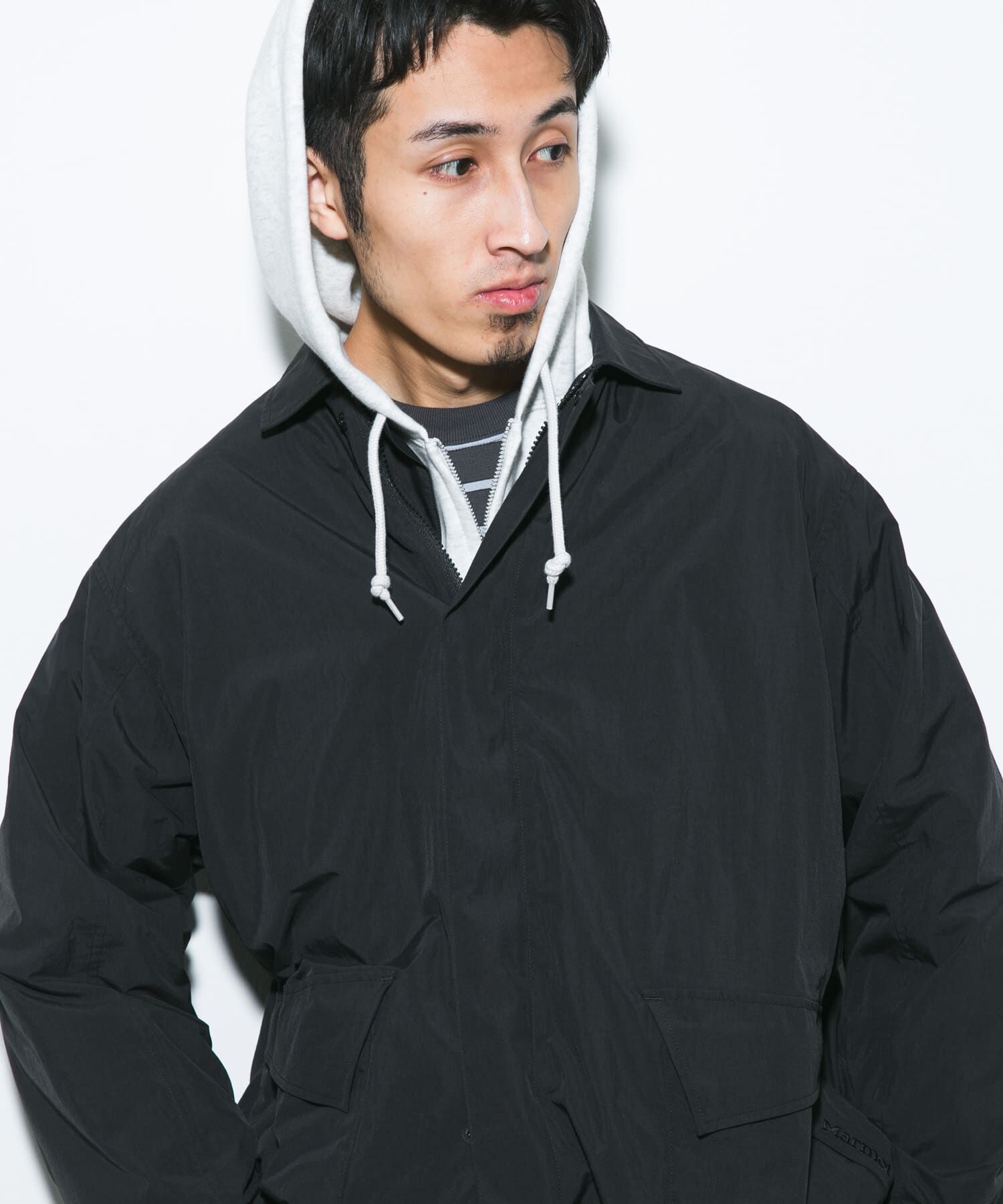 URBAN RESEARCH DOORS「『別注』Marmot&times;DOORS　PERTEX OCTA JACKET」|ノーカラーコート|