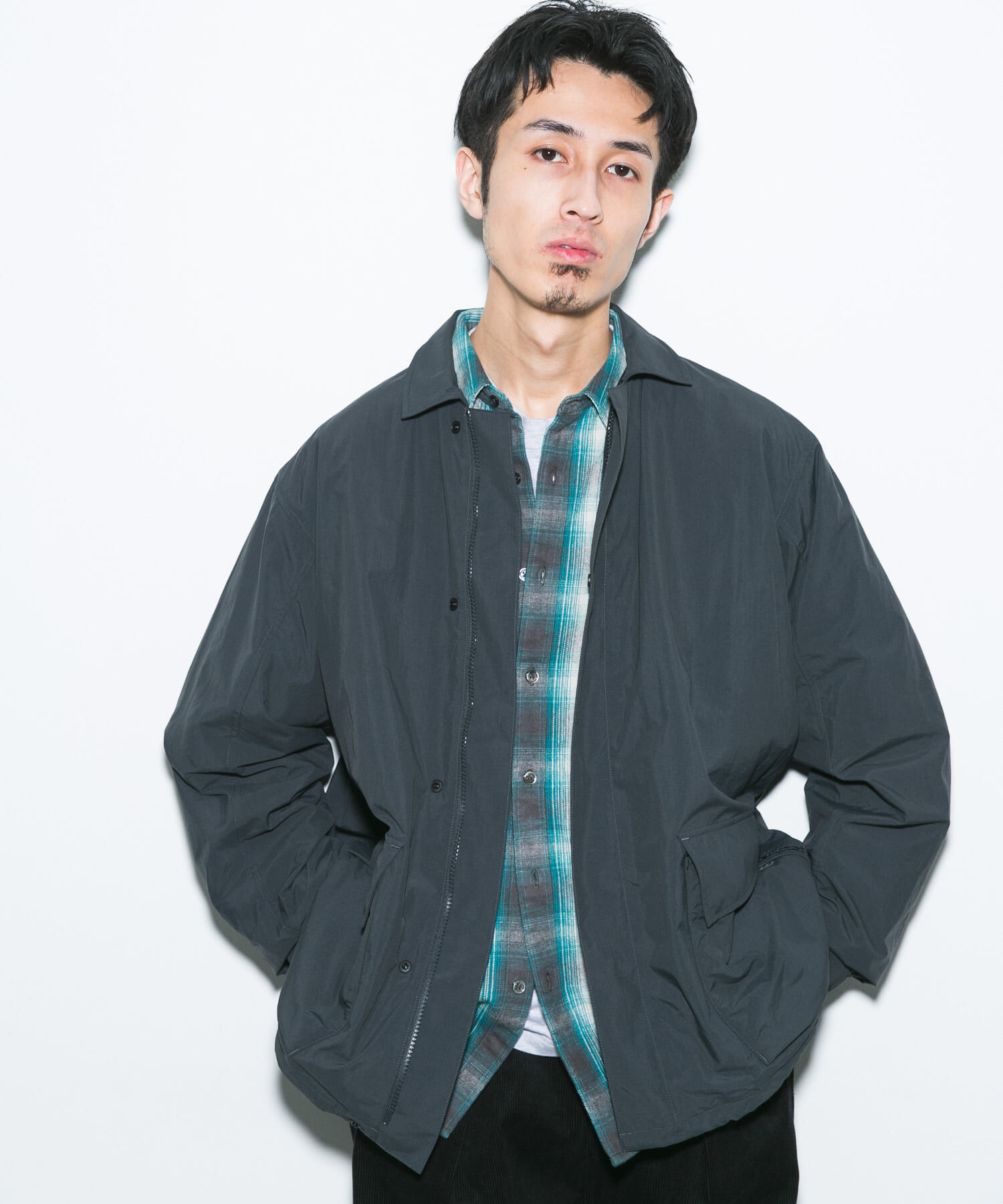 URBAN RESEARCH DOORS「『別注』Marmot&times;DOORS　PERTEX OCTA JACKET」|ノーカラーコート|