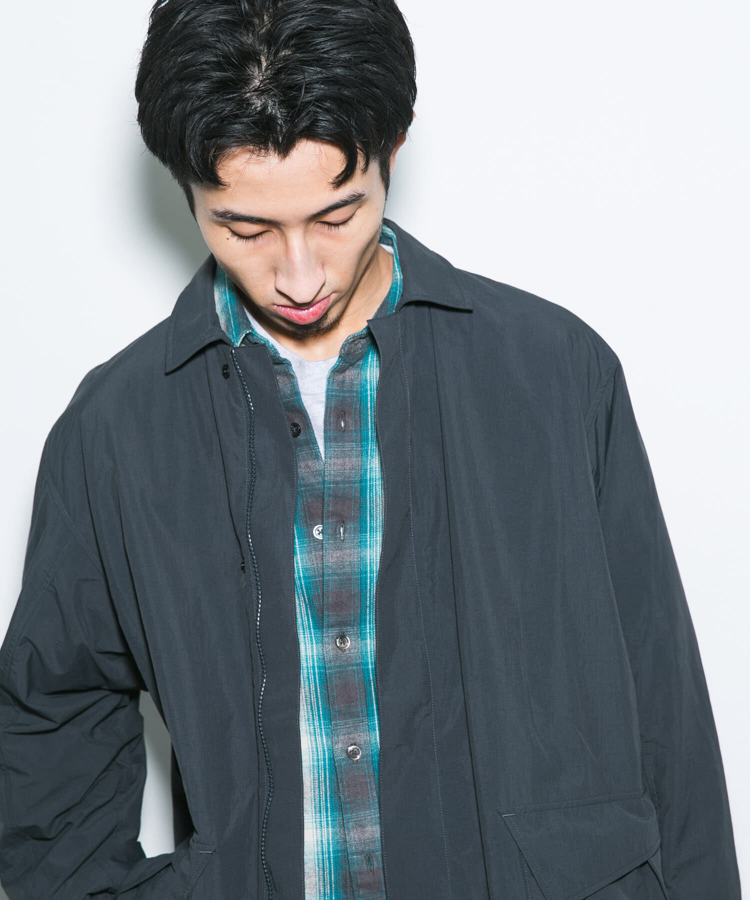 URBAN RESEARCH DOORS「『別注』Marmot&times;DOORS　PERTEX OCTA JACKET」|ノーカラーコート|