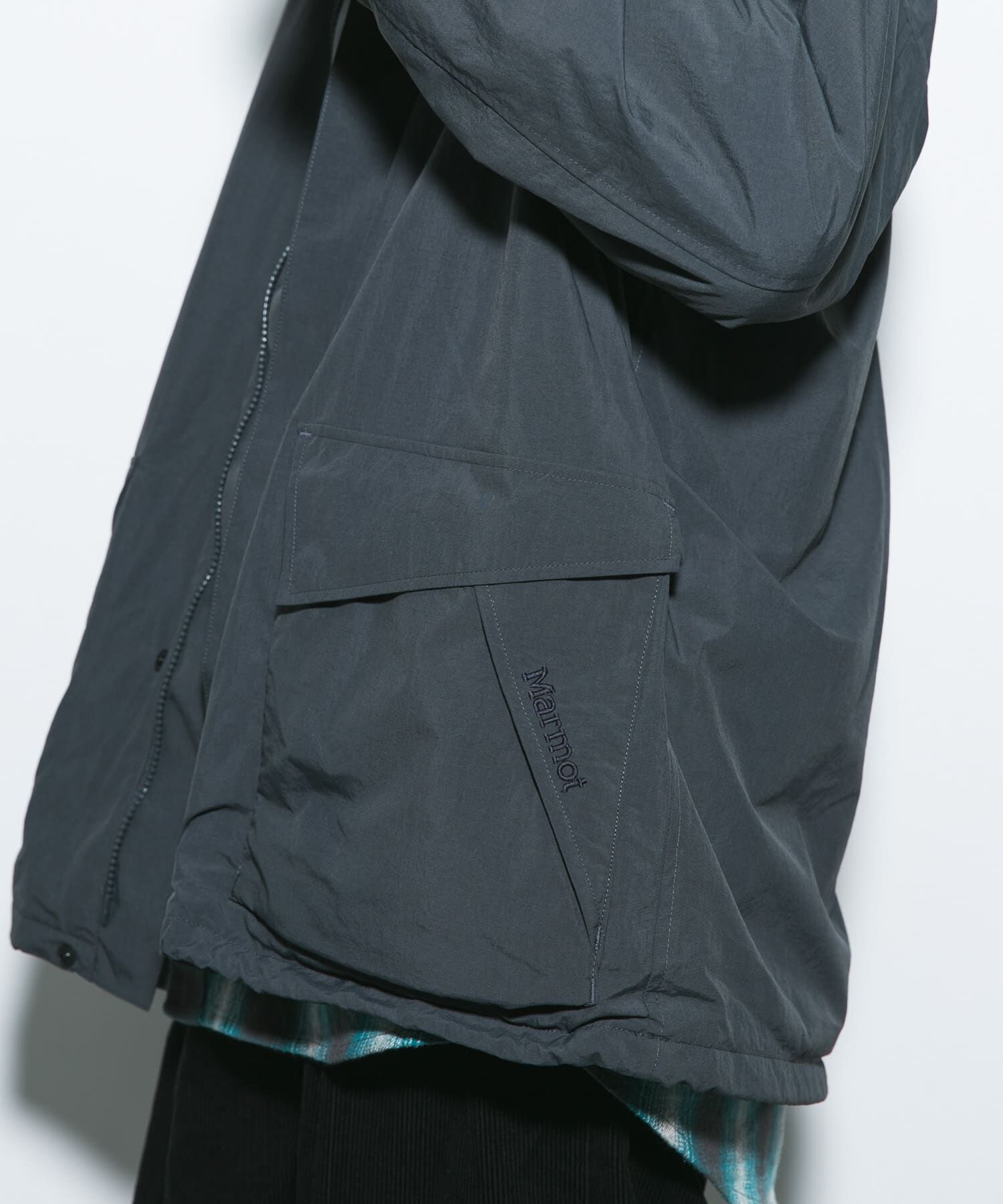 URBAN RESEARCH DOORS「『別注』Marmot&times;DOORS　PERTEX OCTA JACKET」|ノーカラーコート|