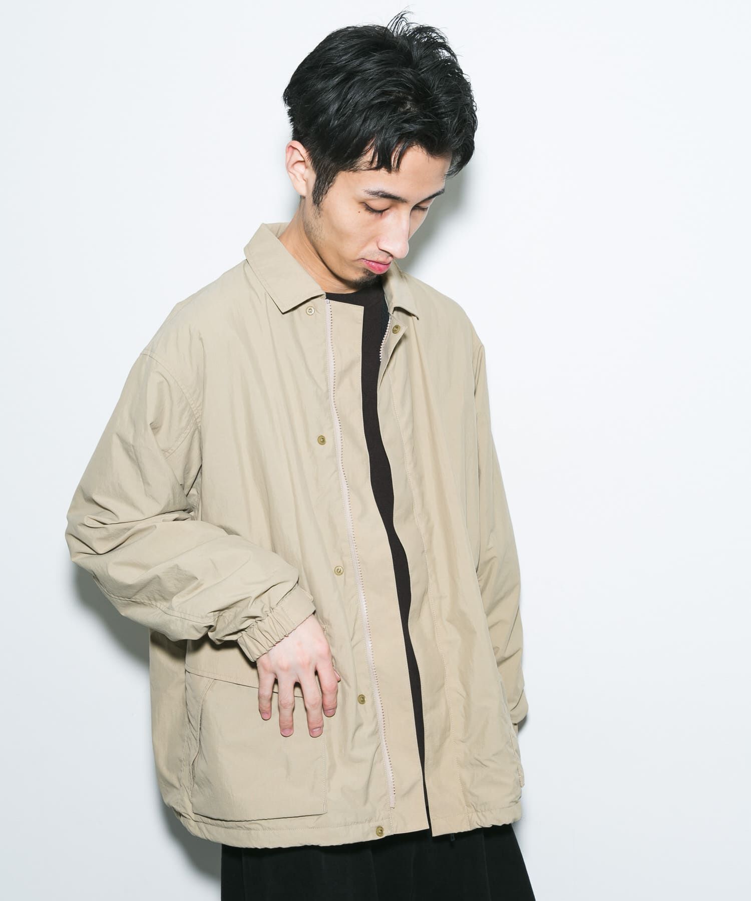 URBAN RESEARCH DOORS「『別注』Marmot&times;DOORS　PERTEX OCTA JACKET」|ノーカラーコート|