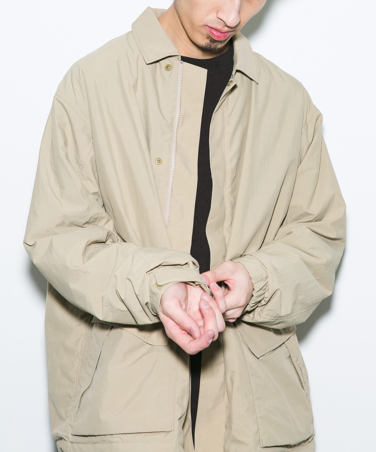 URBAN RESEARCH DOORS「『別注』Marmot&times;DOORS　PERTEX OCTA JACKET」|ノーカラーコート|