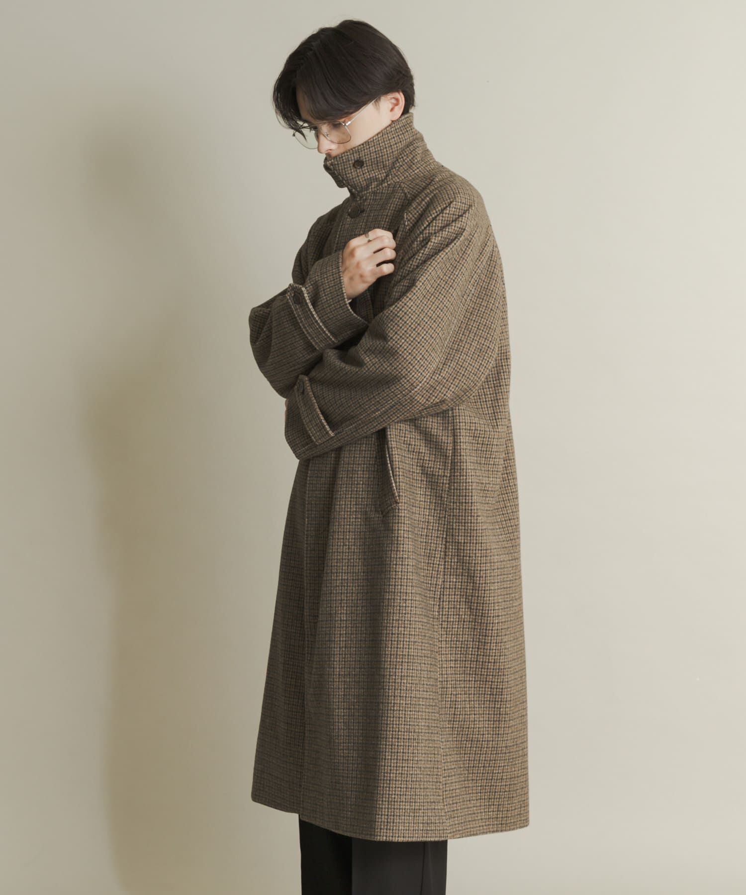 SENSE OF PLACE by URBAN RESEARCH「『ユニセックス』バルマカーンルーズコート」|ノーカラーコート|