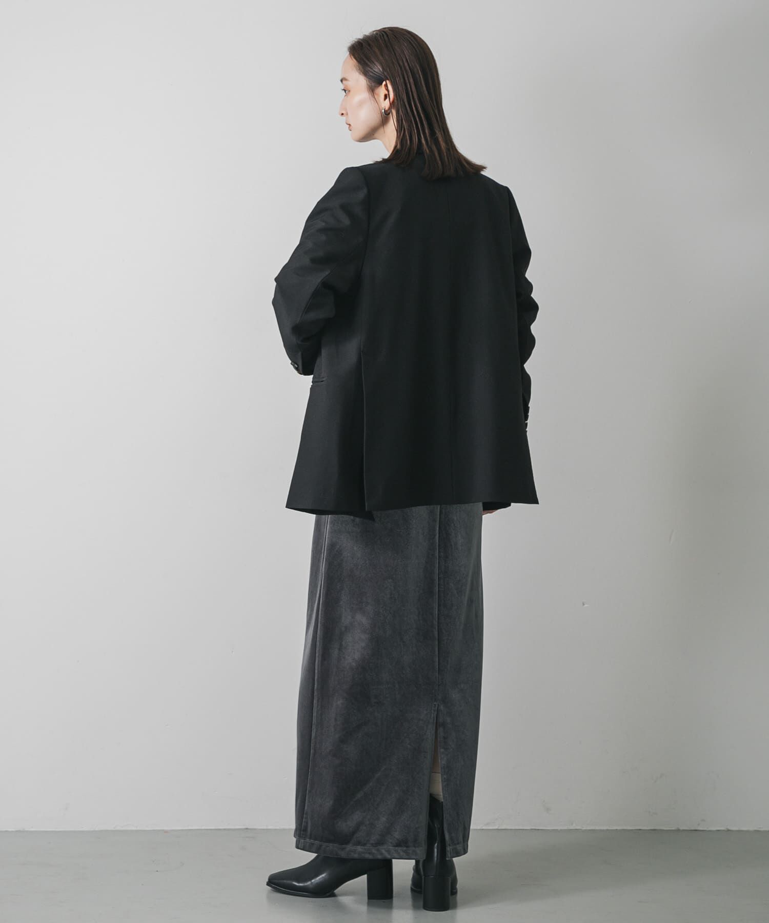 SENSE OF PLACE by URBAN RESEARCH「『TALLサイズ/WEB限定』ベロアナロースカート」|スカート|