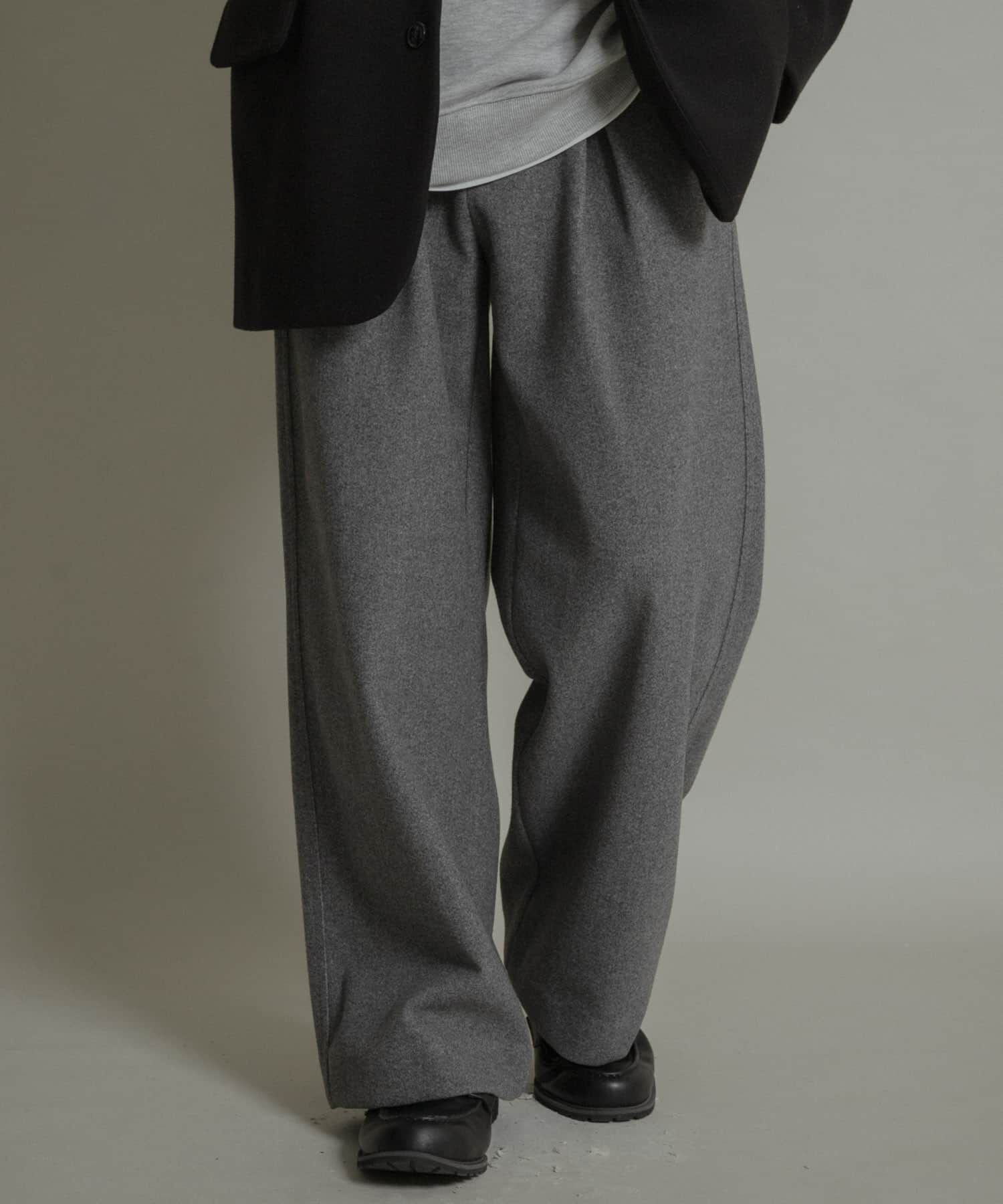 SENSE OF PLACE by URBAN RESEARCH「ジャージメルトンタックワイドパンツ」|その他|