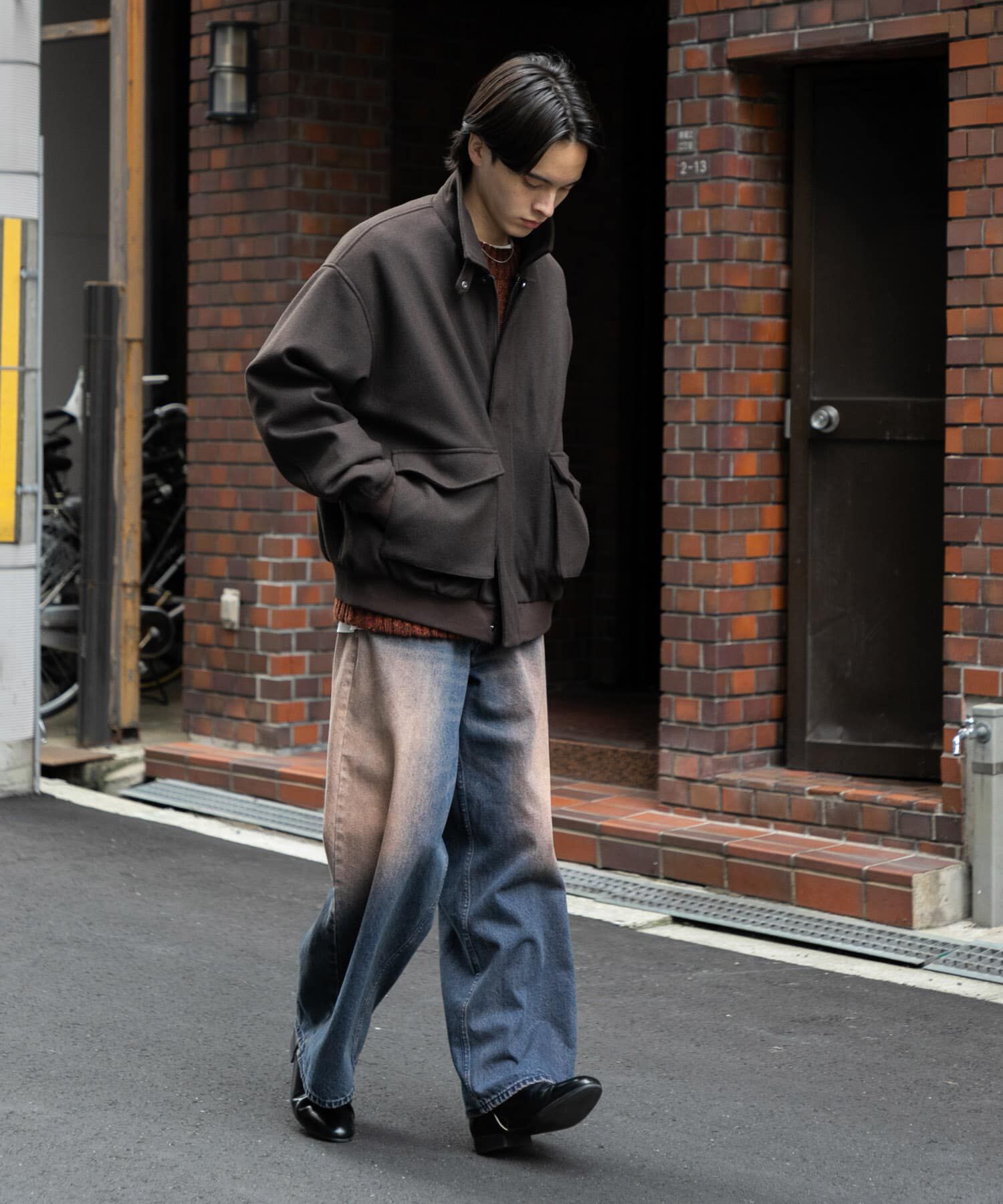 SENSE OF PLACE by URBAN RESEARCH「『UR TECH』カットメルトンブルゾン」|ブルゾン・スタジャン|