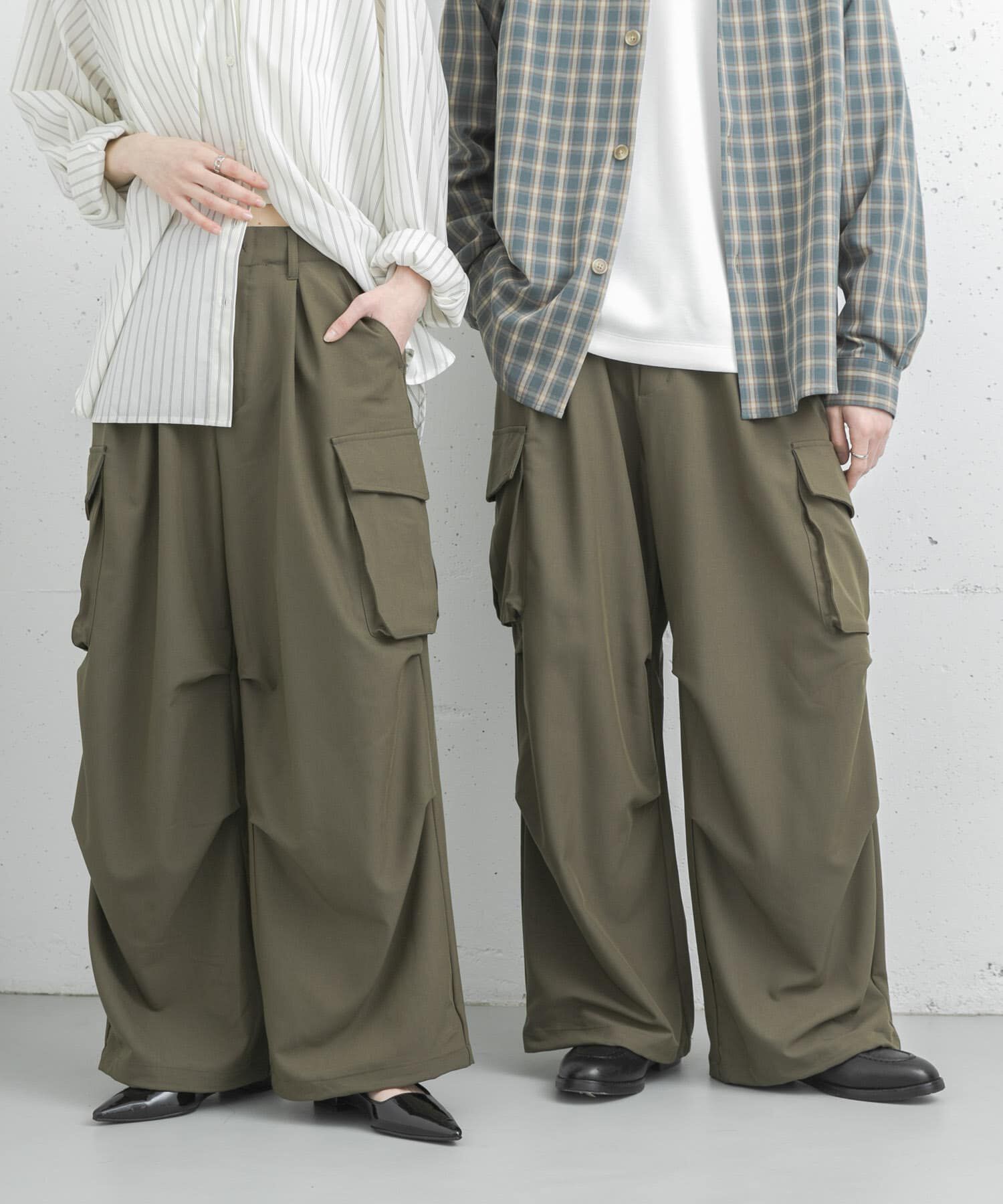 SENSE OF PLACE by URBAN RESEARCH「『ユニセックス』ワイドカーゴパンツ」|その他|