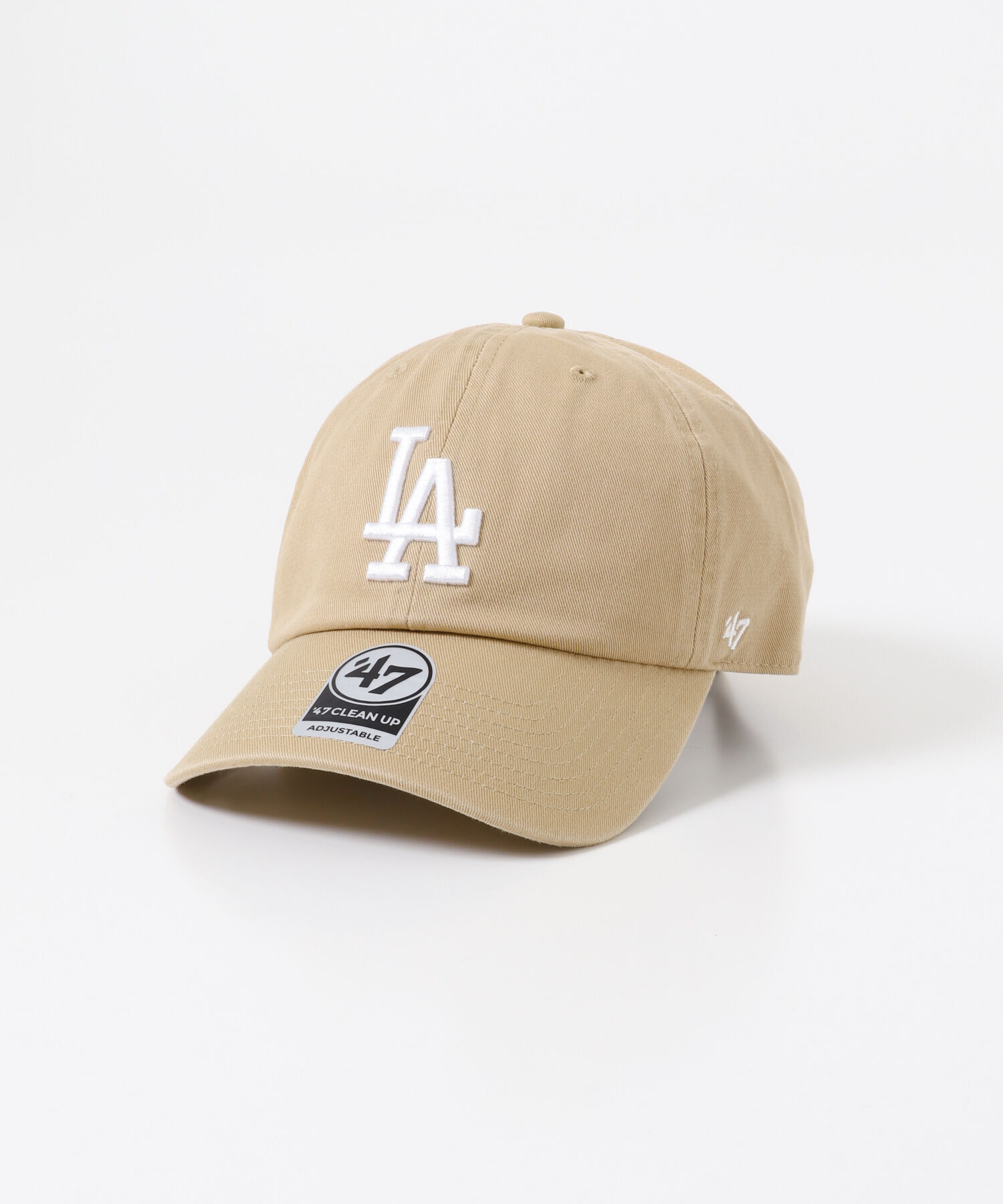 SENSE OF PLACE by URBAN RESEARCH「『WEB/一部店舗限定』FORTY SEVEN　47 CLEAN UP DODGERS」|キャップ・キャスケット|ライトベージュ