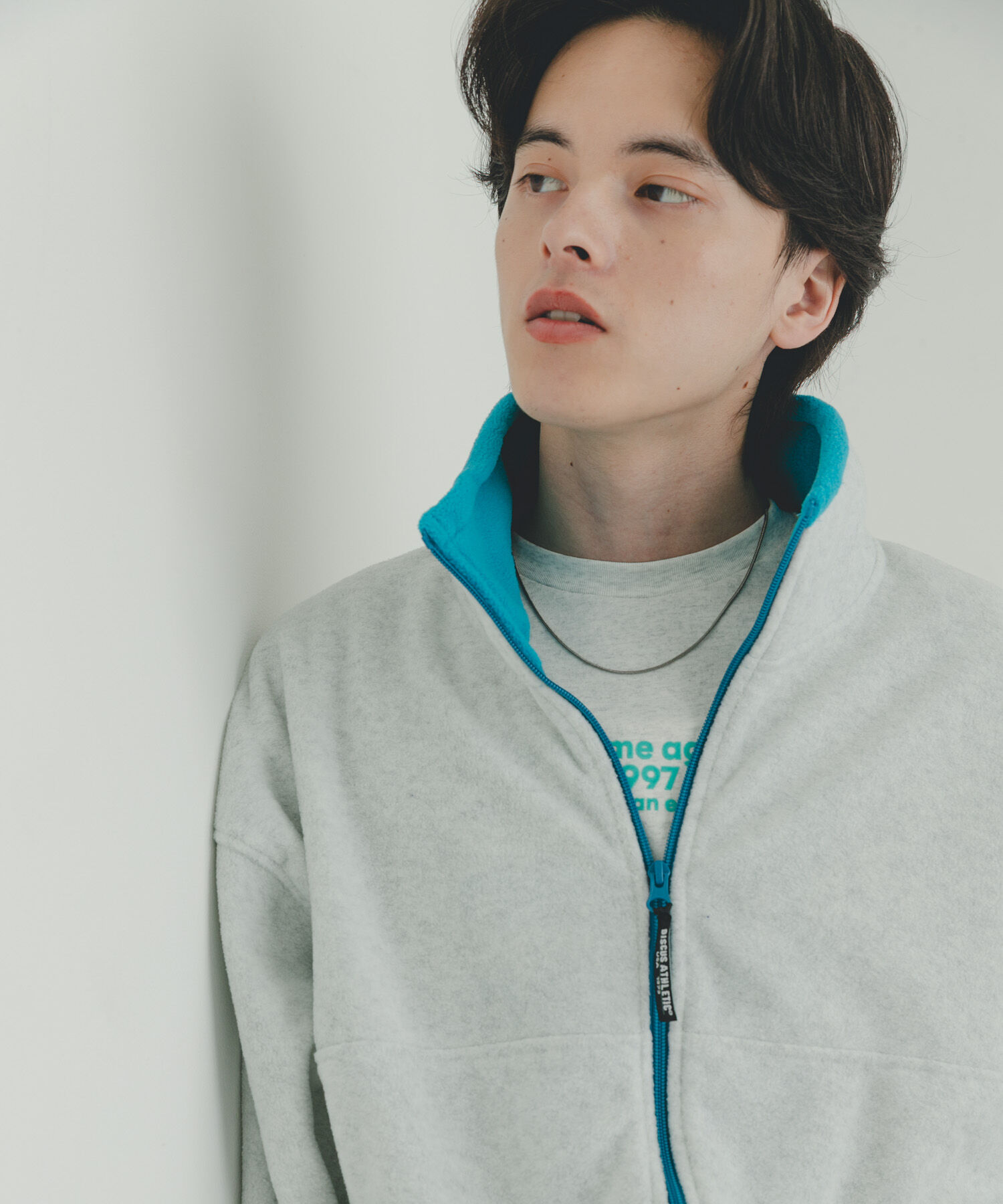 SENSE OF PLACE by URBAN RESEARCH「DISCUS　スタンドカラー配色フルZIP JACKET」|ノーカラーコート|