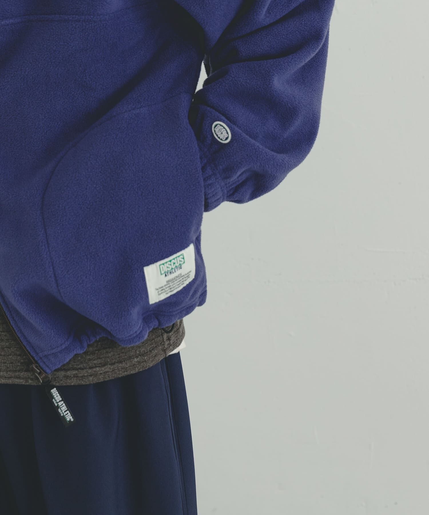 SENSE OF PLACE by URBAN RESEARCH「DISCUS　スタンドカラー配色フルZIP JACKET」|ノーカラーコート|