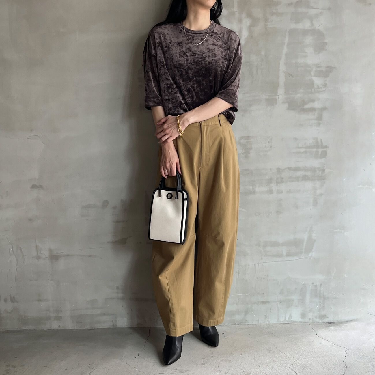 HELIOPOLE「HELIOPOLE SHEER VELOUR TEE」|Tシャツ・カットソー|