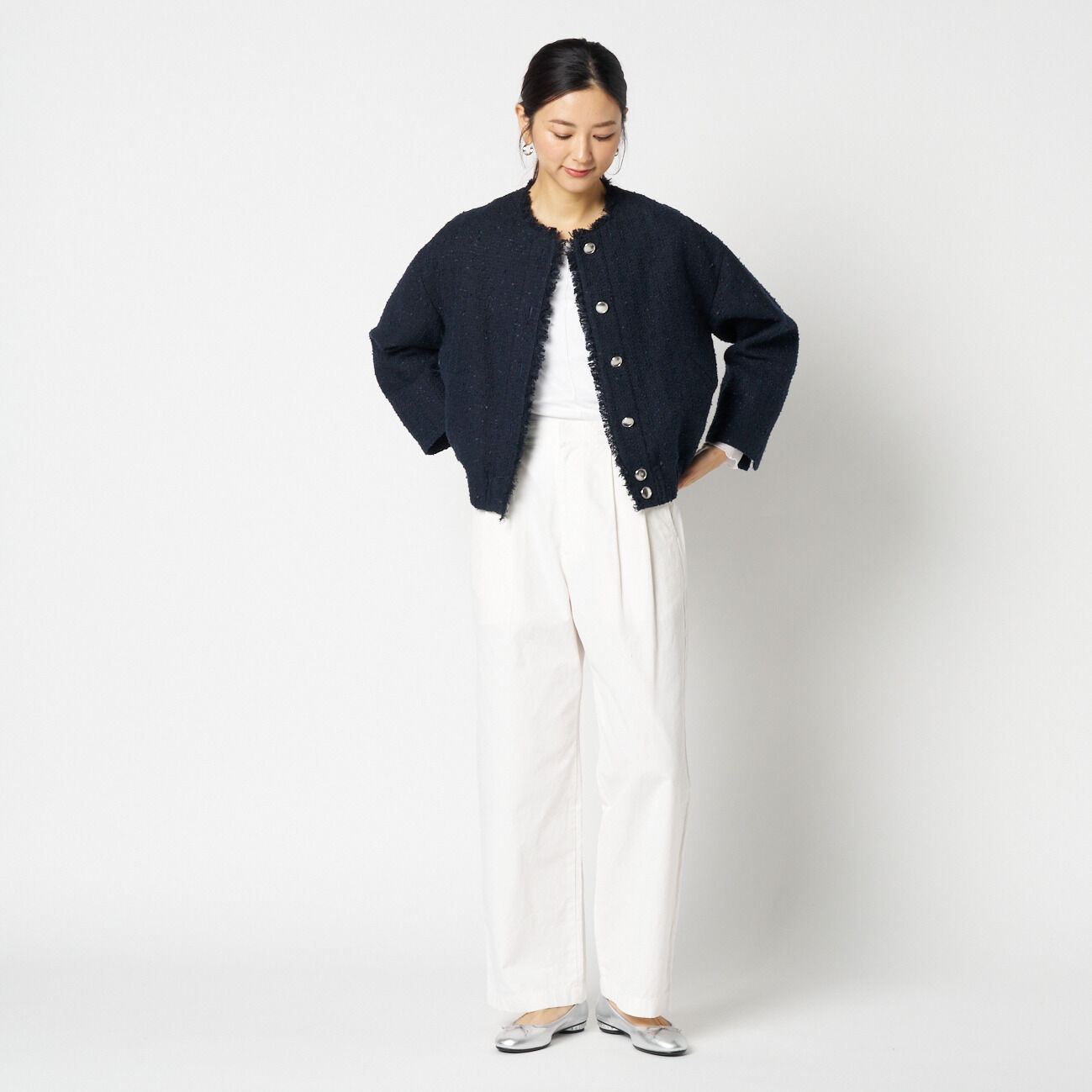 HELIOPOLE「HELIOPOLE TWEED BLOUSON」|ブルゾン・スタジャン|