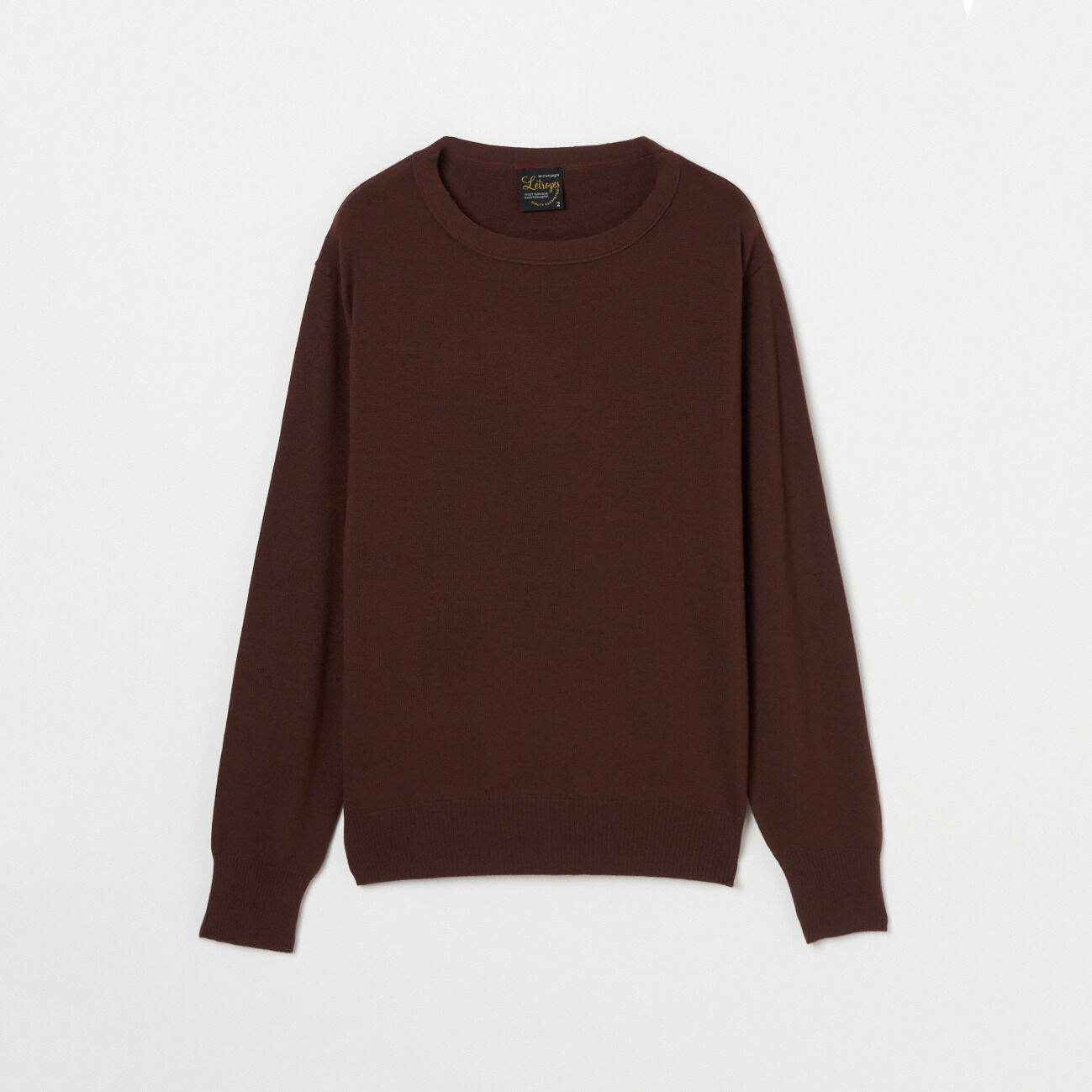 「Letroyes TOHMAS (CREW NECK)」|ニット・セーター|ブラウン