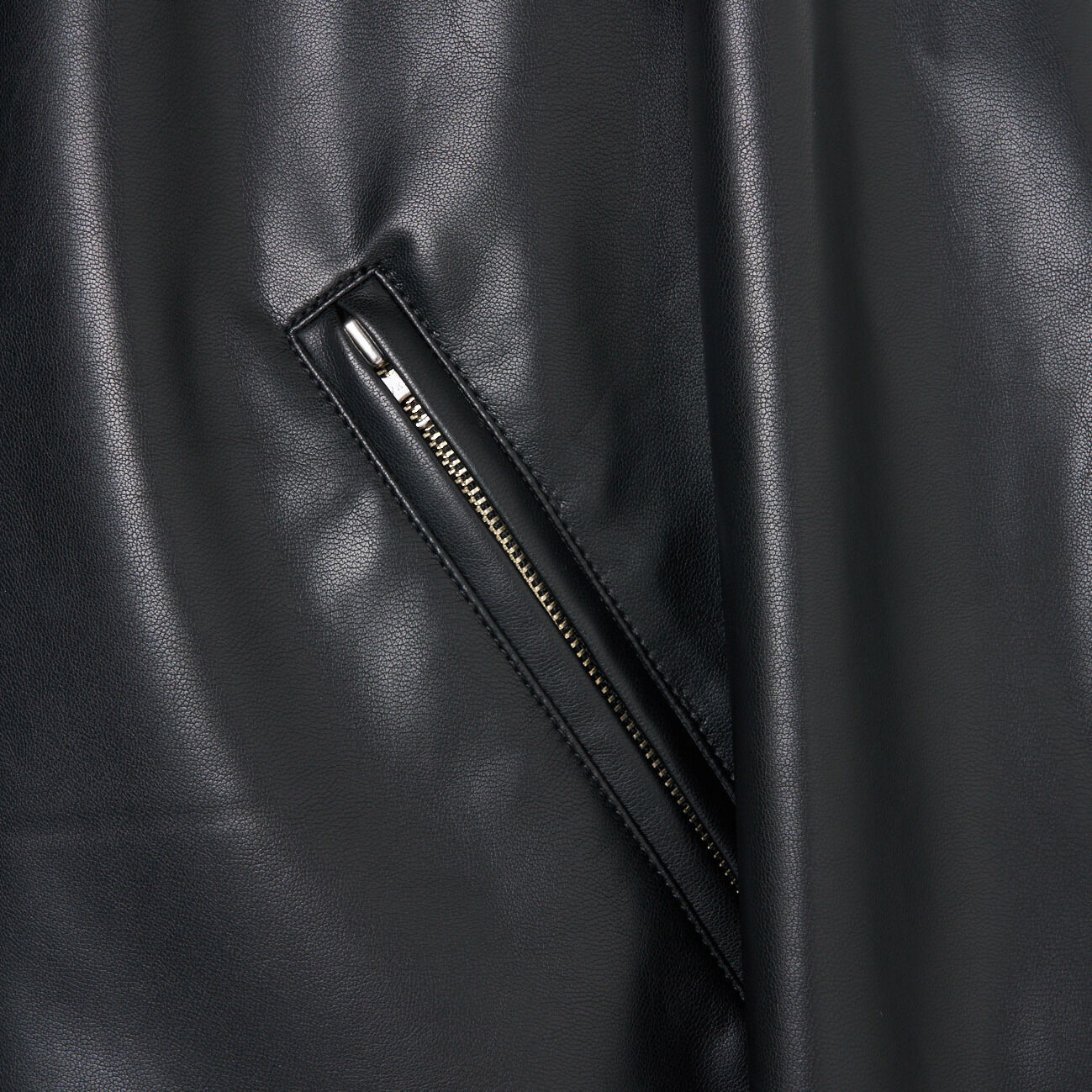 HELIOPOLE「HELIOPOLE SYNTHETIC LEATHER RIDERS JACKET」|ブルゾン・スタジャン|